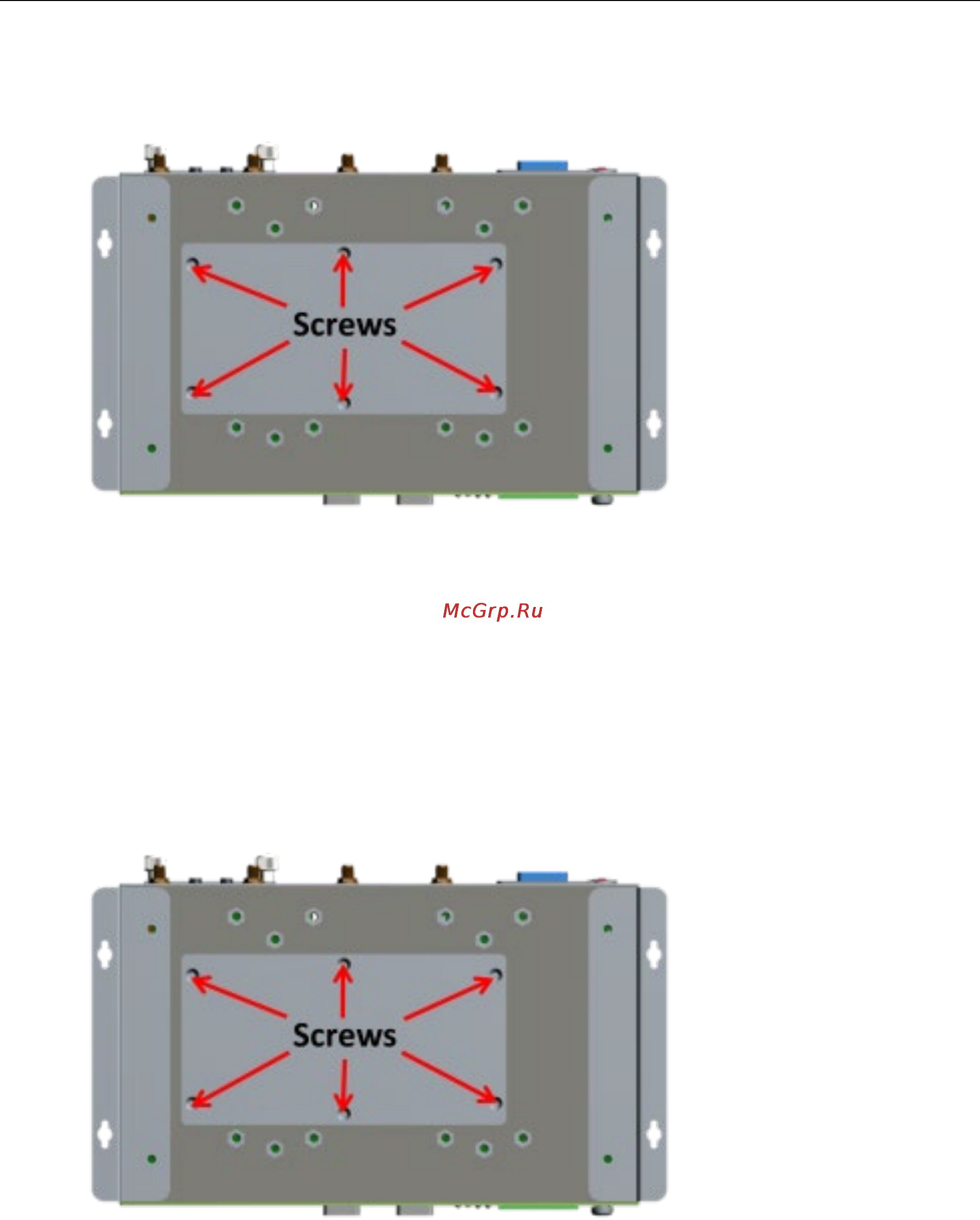 Moxa V2403-C2-T [18/47] Installing a mini pcie card in socket 1 and socket 3