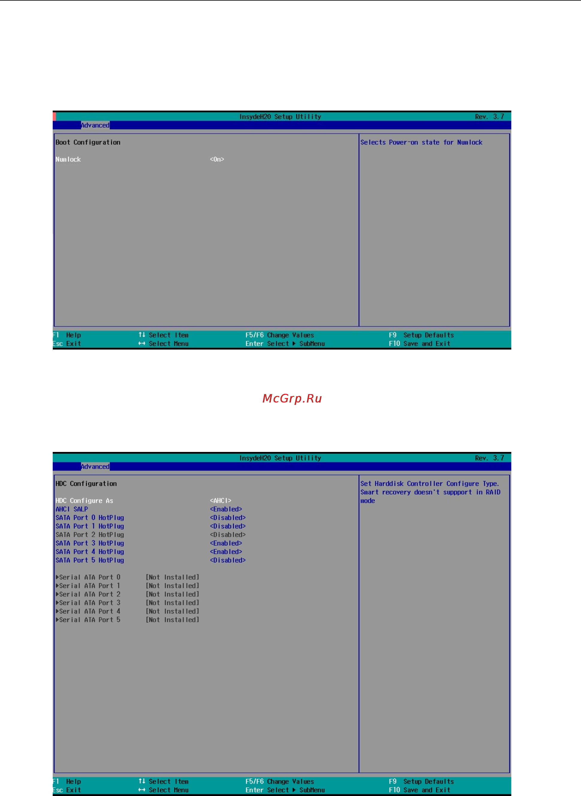 Moxa V2403-C7-T [31/47] Serial ata port 0 to 5