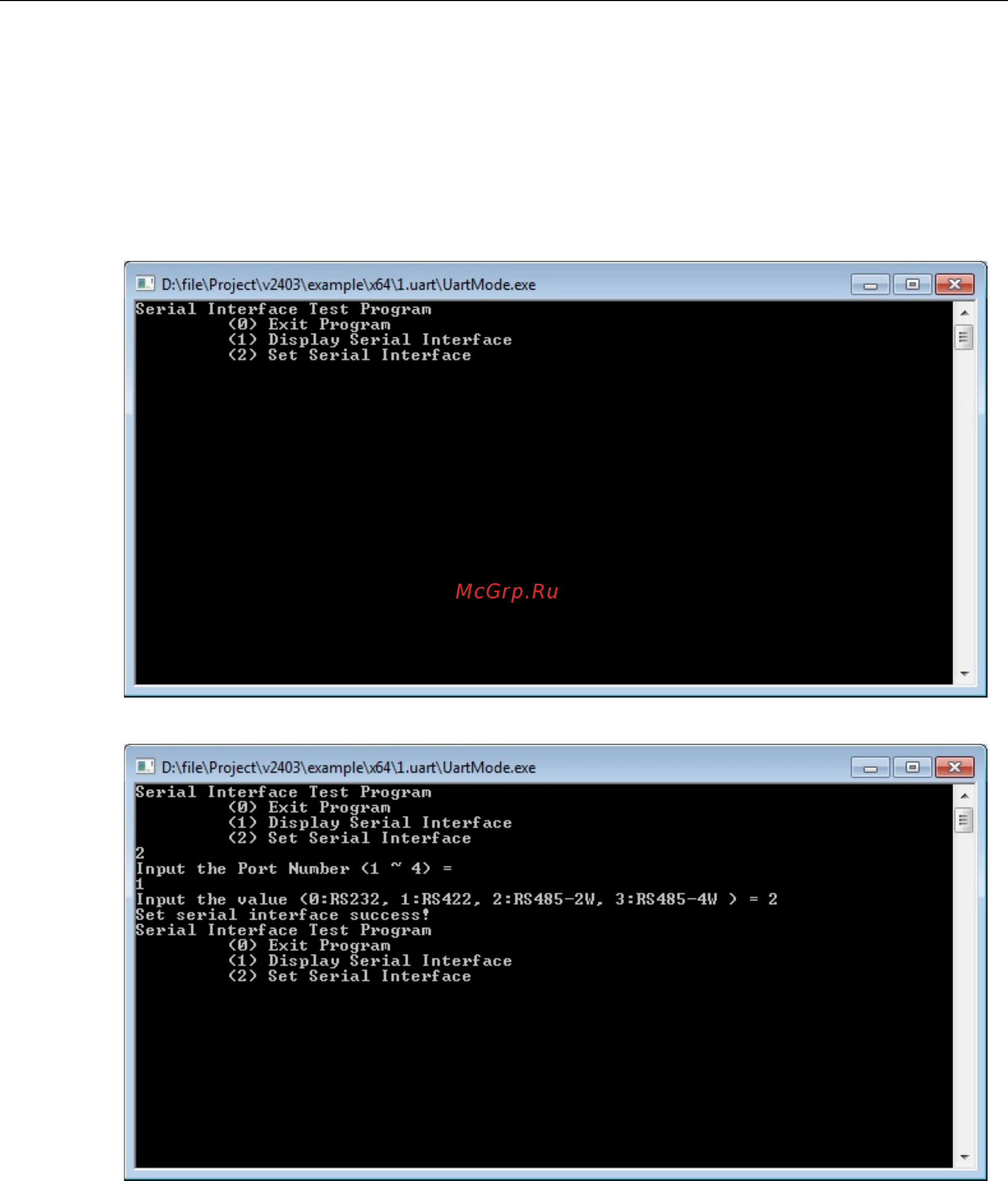 Moxa V2403-C2-T-W7E [28/63] V2403 series windows software examples