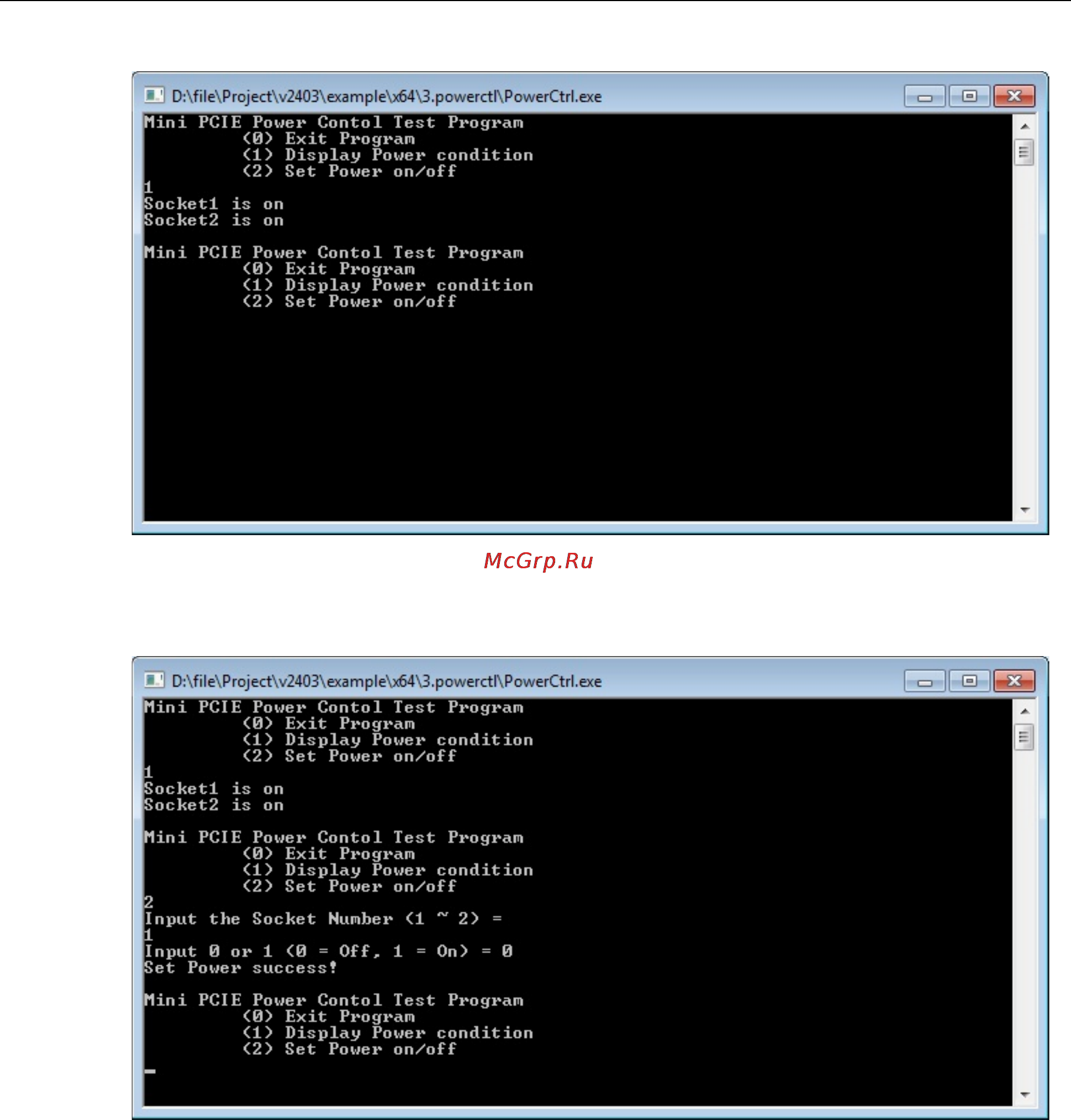 Moxa V2403-C2-T [32/63] V2403 series windows software examples