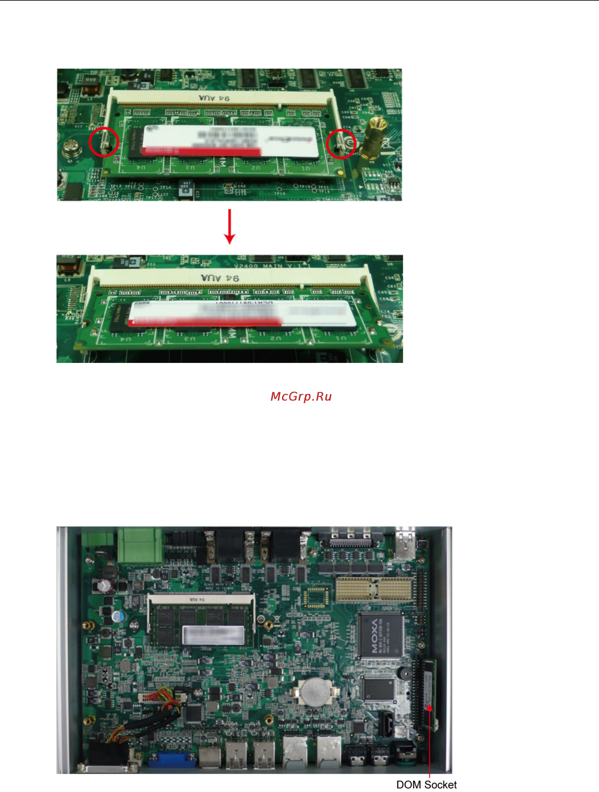Moxa V2402-XPE [25/42] Upgrade the dom module