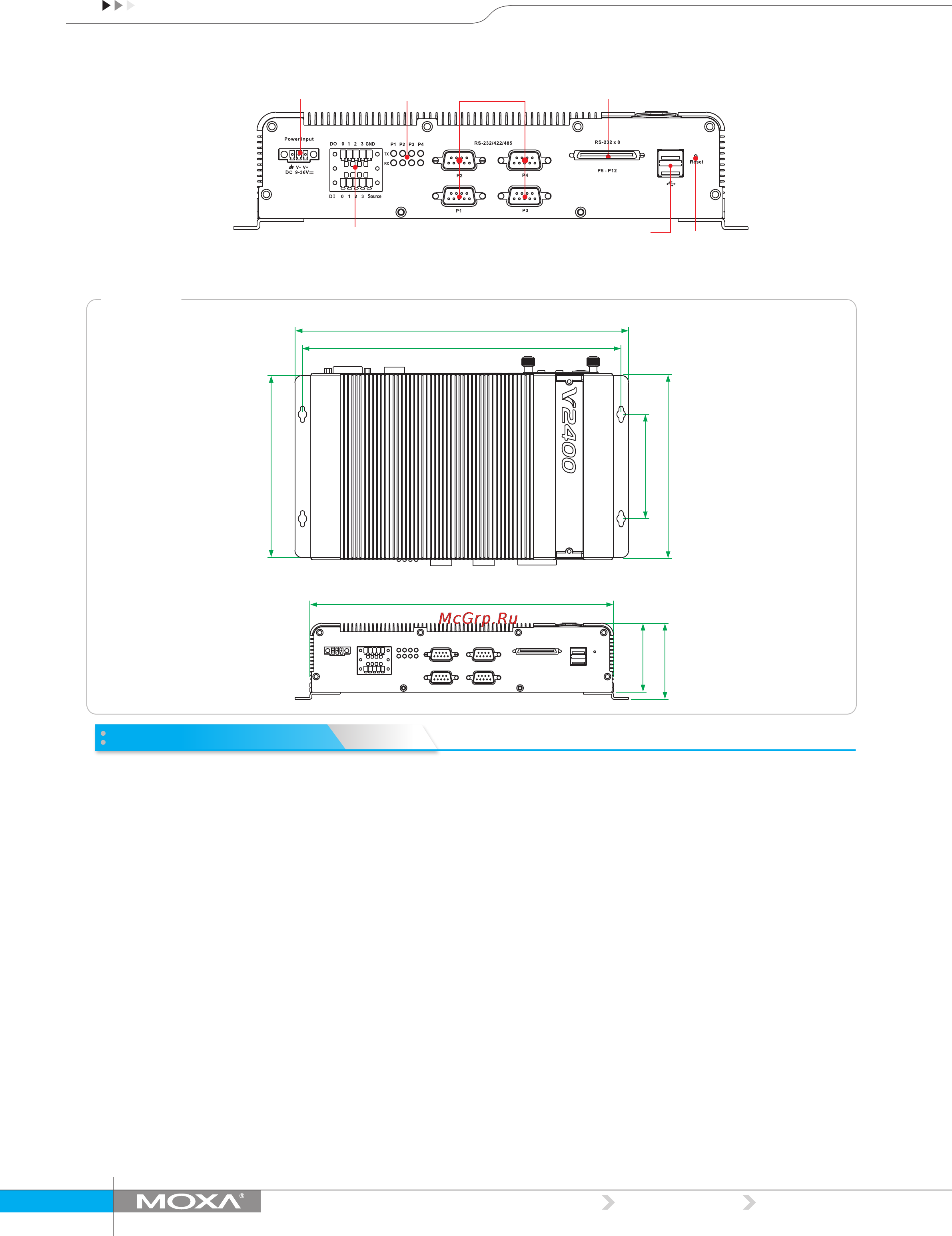 Moxa V2401-XPE [2/4] Hardware specifications