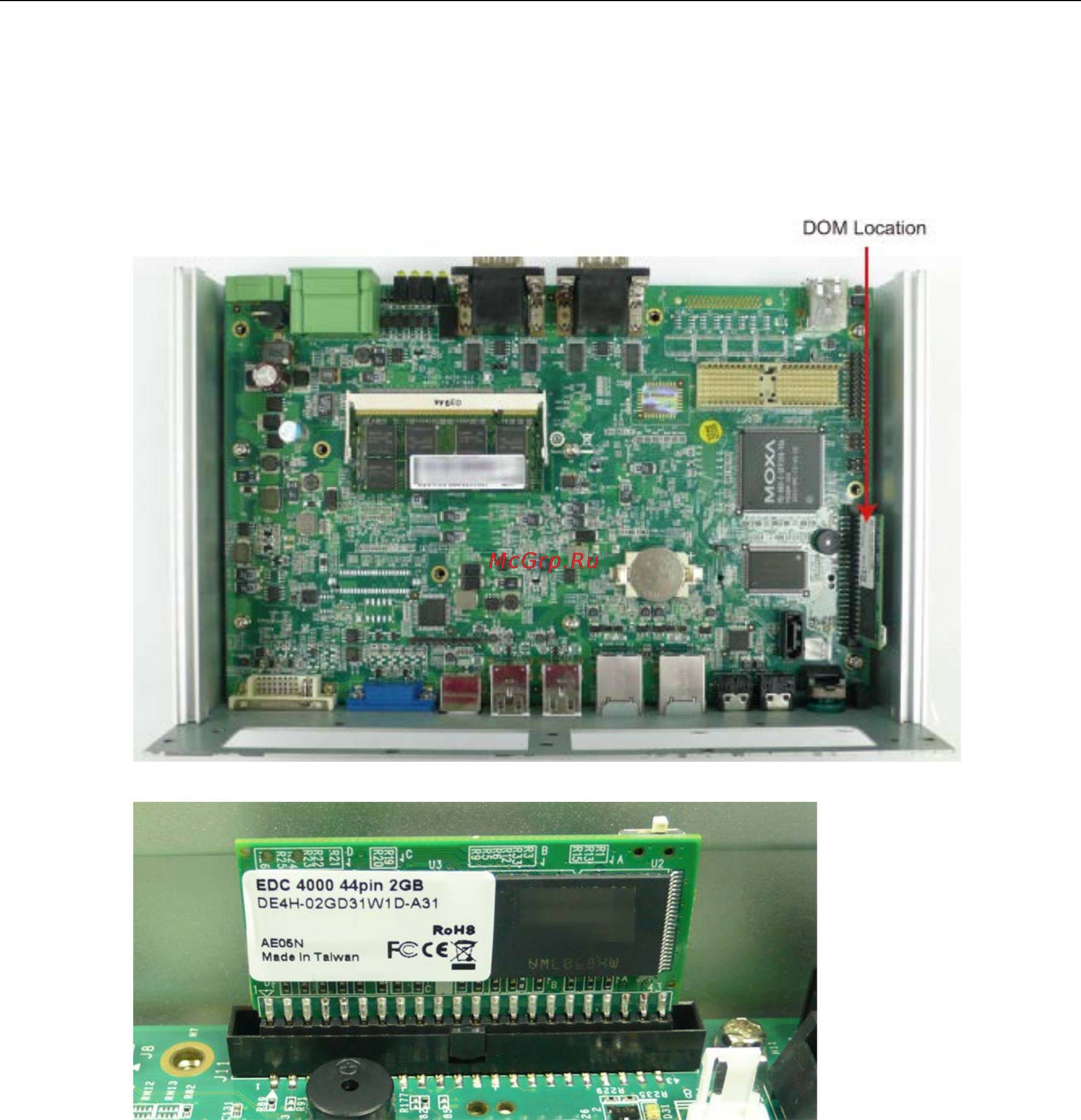 Moxa V2406-24I-CT-XPE [30/48] Upgrading the dom module