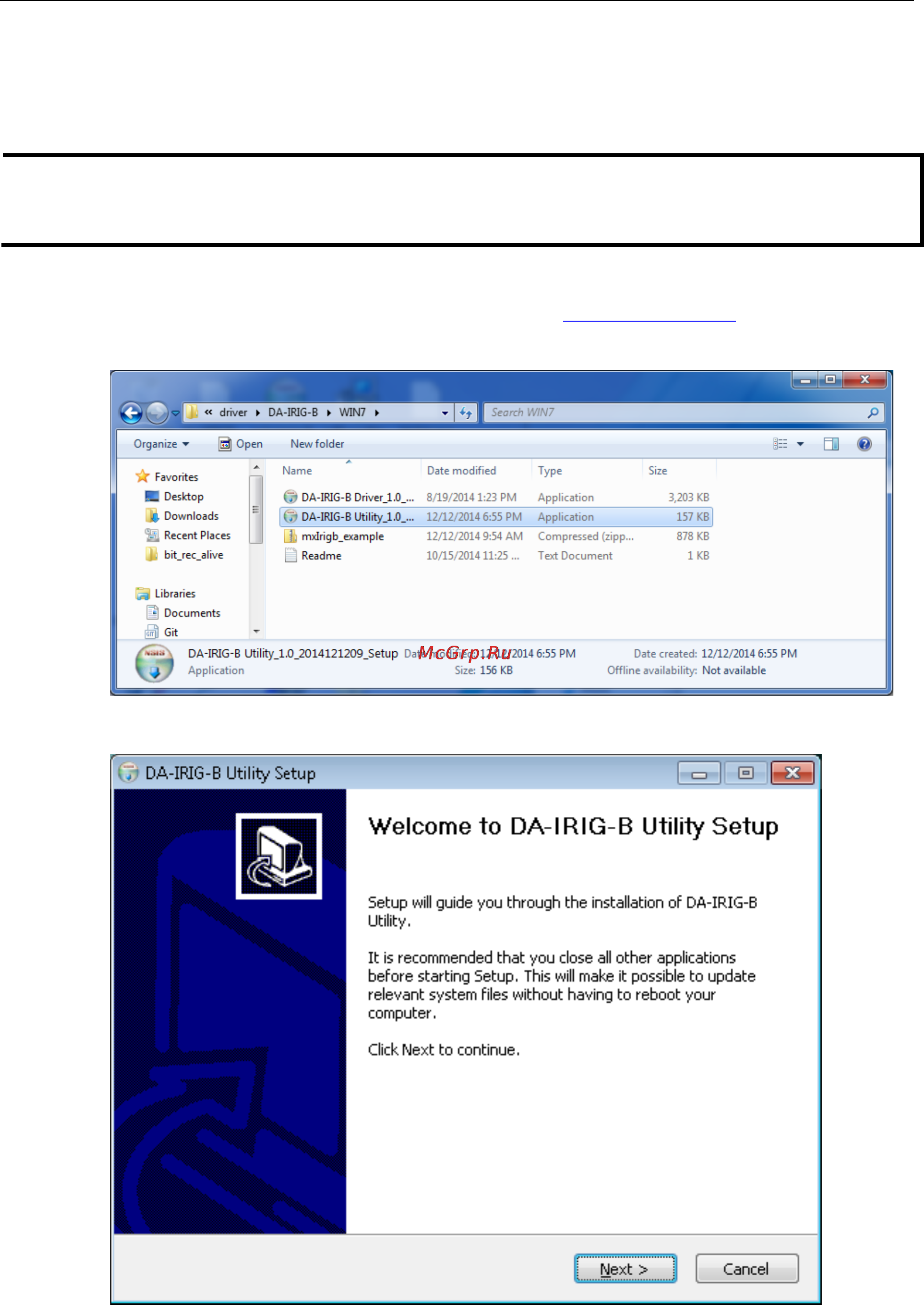 Moxa DA-SP08-I-DB [26/45] Installing the irig b utility in windows 7