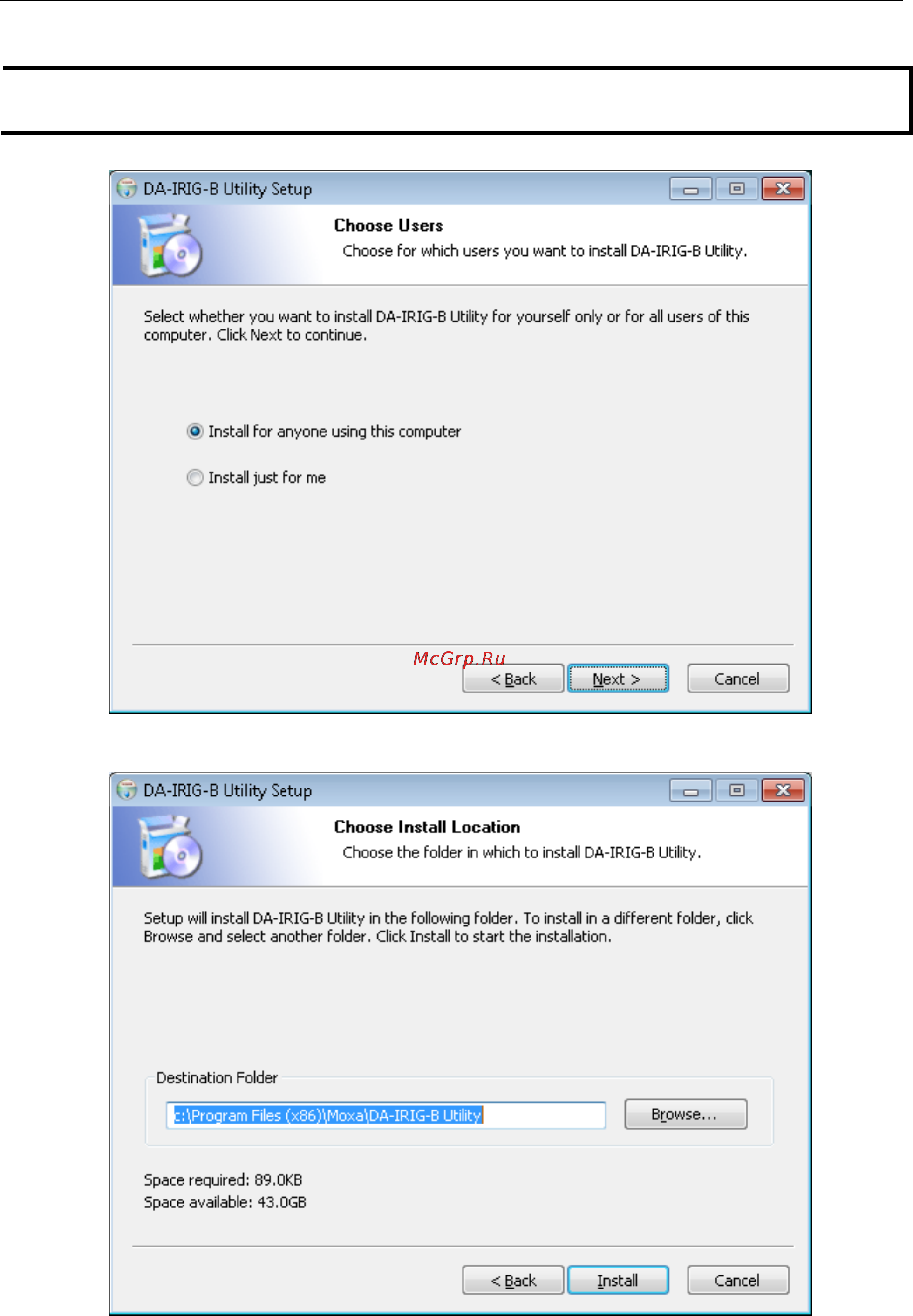 Moxa DA-SP08-I-DB [27/45] Da irigb 4dio pci104 emc4 module driver and utility installation