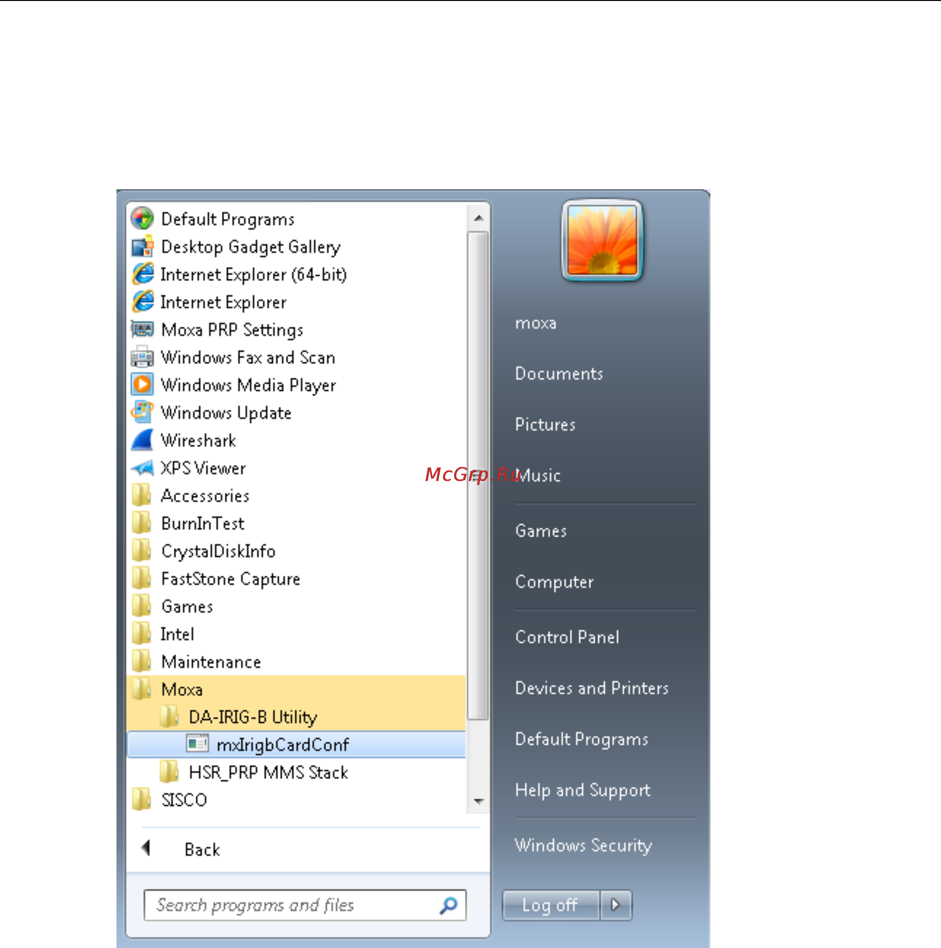 Moxa DA-SP08-DB [29/45] Using the irig b utility in windows 7