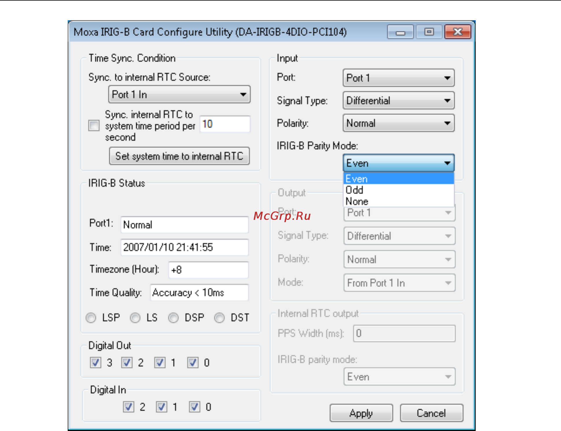 Moxa DA-SP08-I-DB [31/45] Configuring time synchronization settings in windows 7
