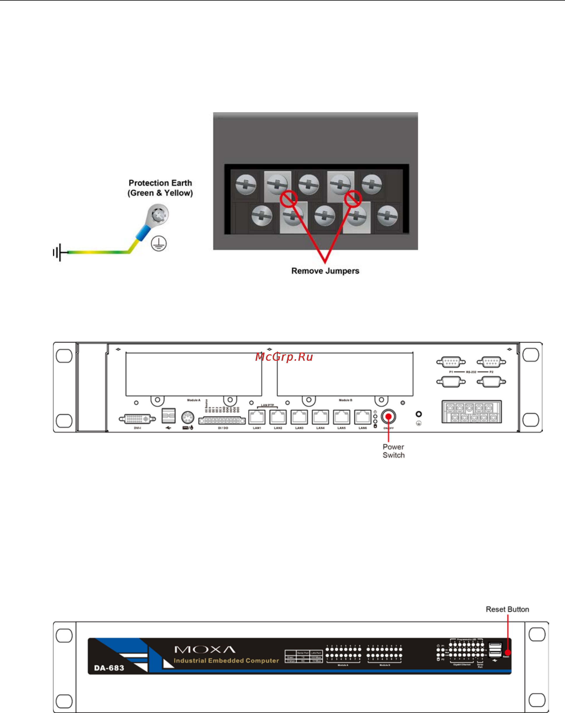 Moxa DA-683-SP-LX [18/47] Da 683 hardware hardware installation
