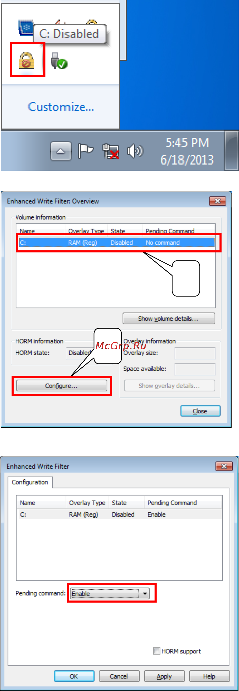 Moxa DA-683-DPP-T-W7E [10/35] Enabling enhanced write filter