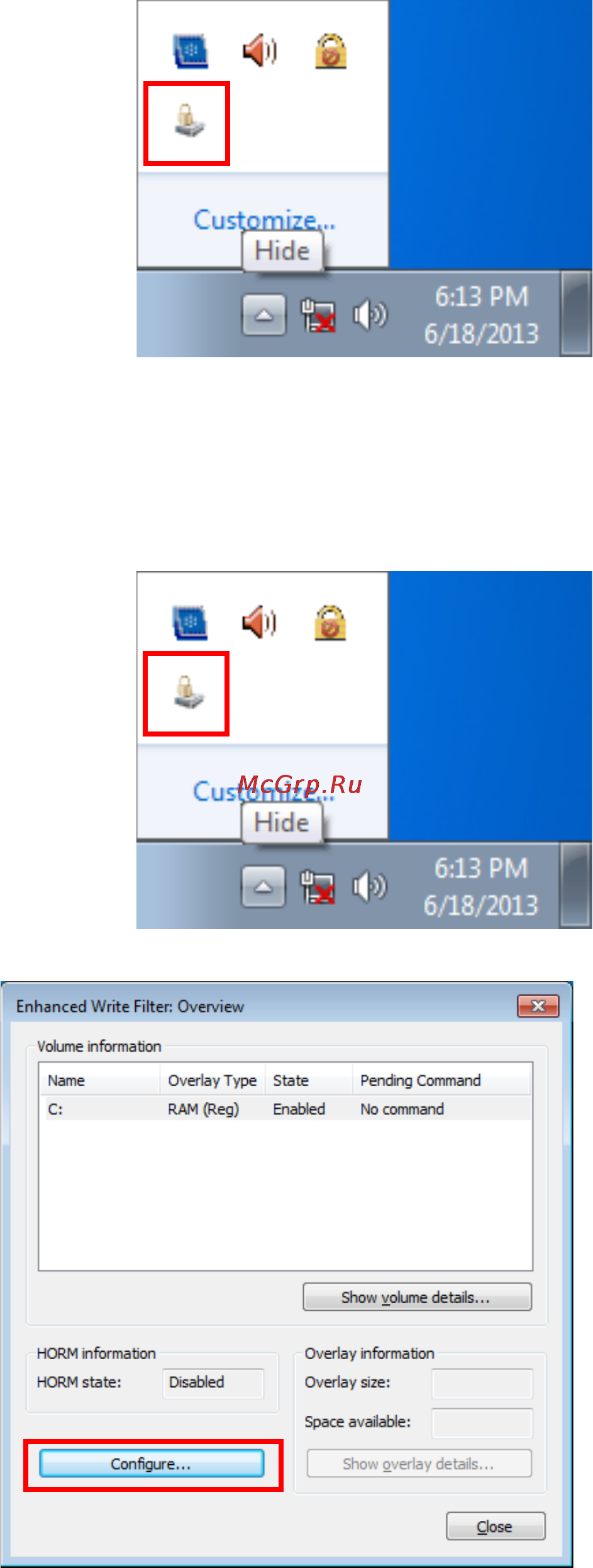 Moxa DA-683-DPP-T-W7E [11/35] Committing data and or disabling ewf