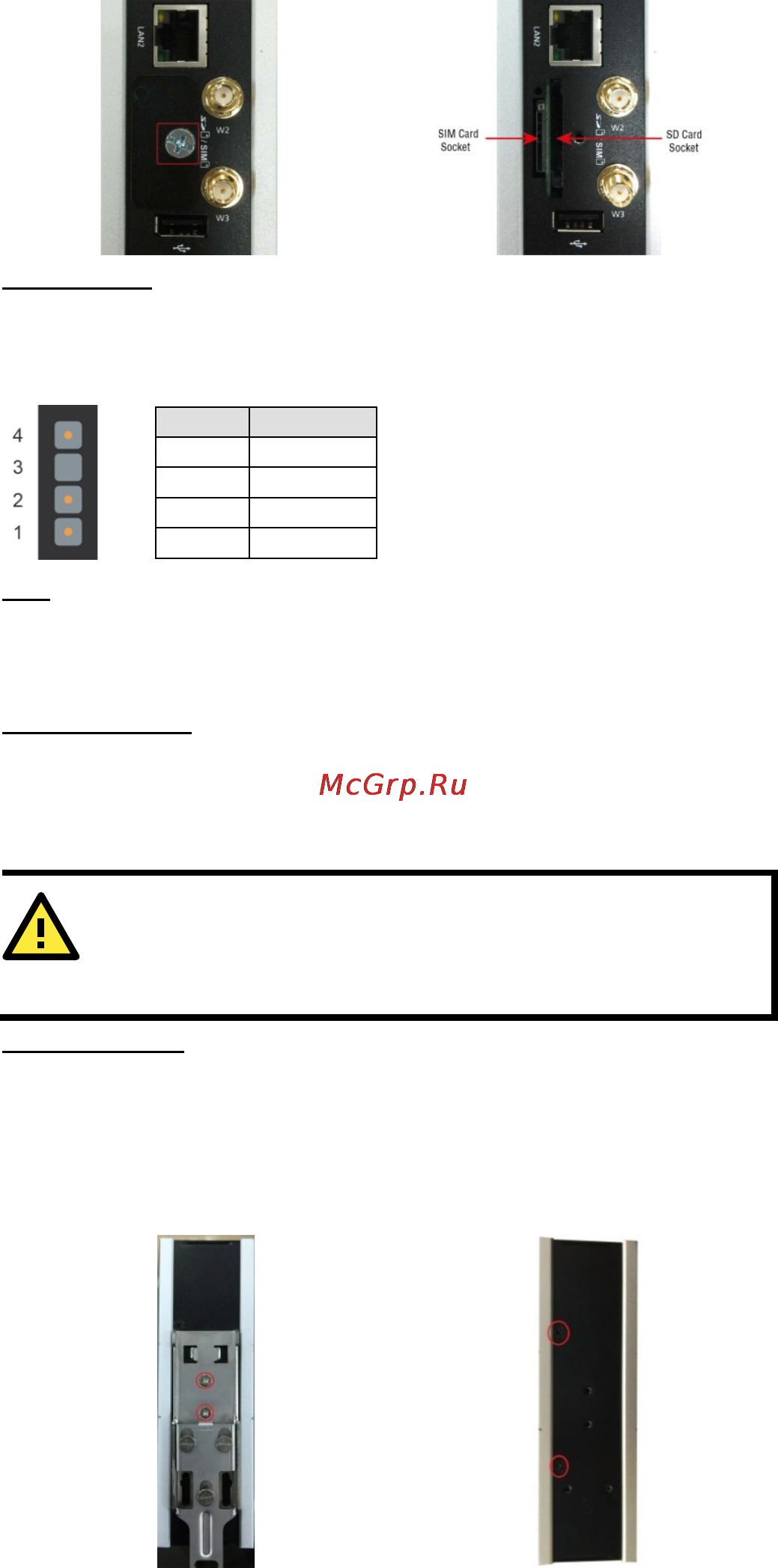 Moxa UC-8132-LX-CG [6/12] Attention