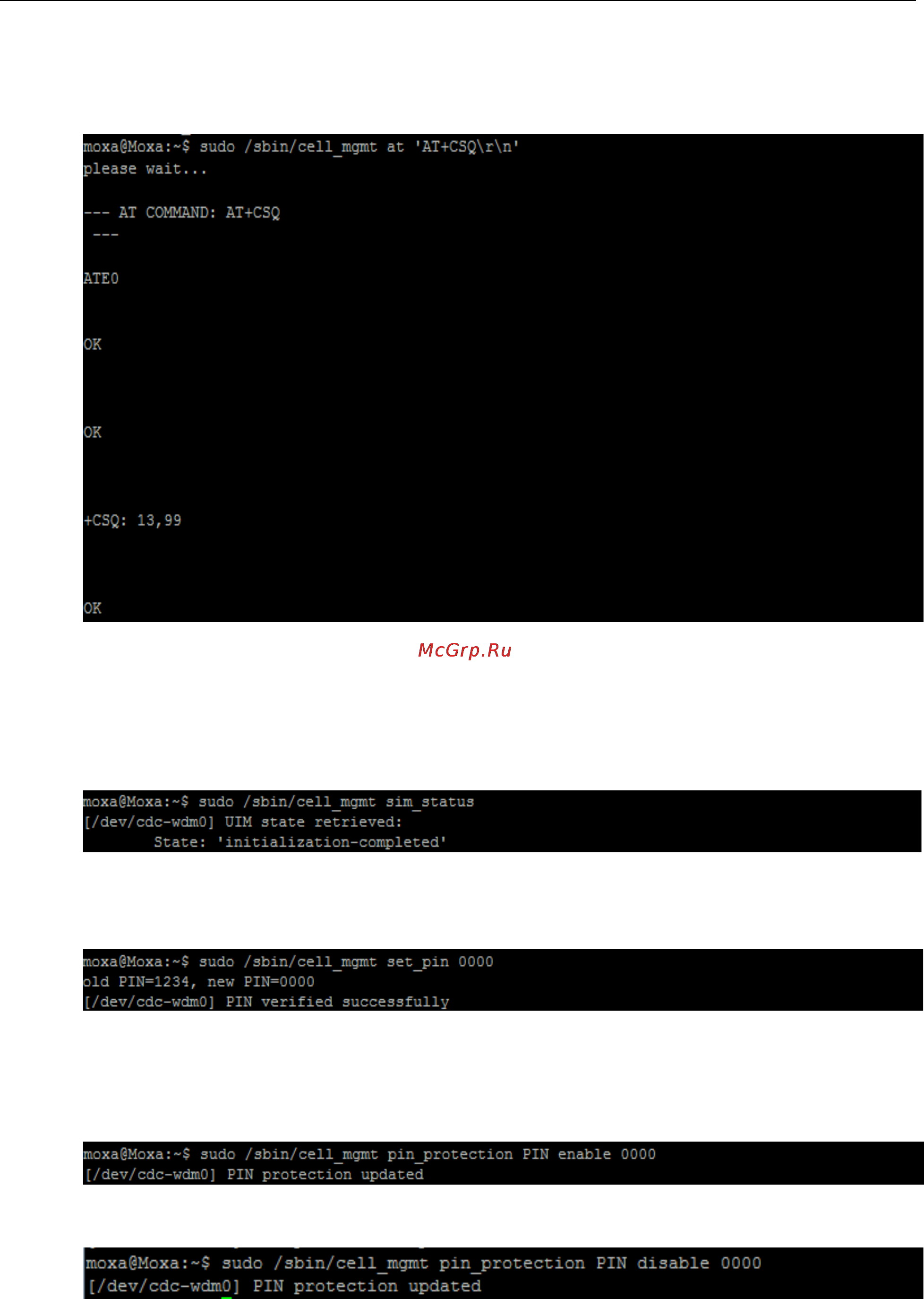 Moxa UC-8410A-T-LX [77/86] Enable pin protection