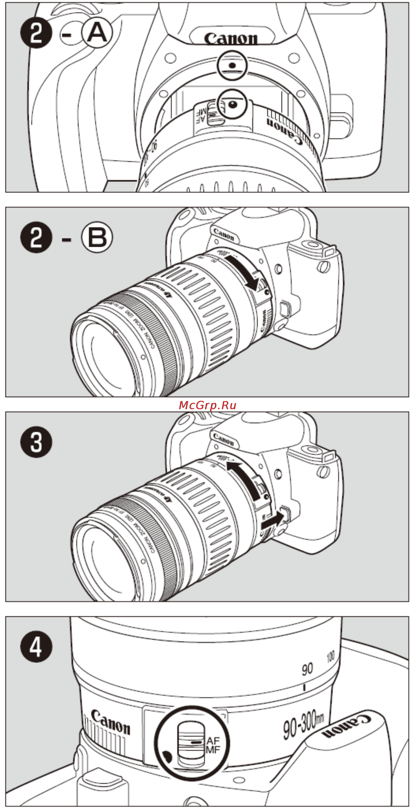 Canon EF75-300 F4.0-5.6 Инструкция по эксплуатации онлайн [2/8] 170847