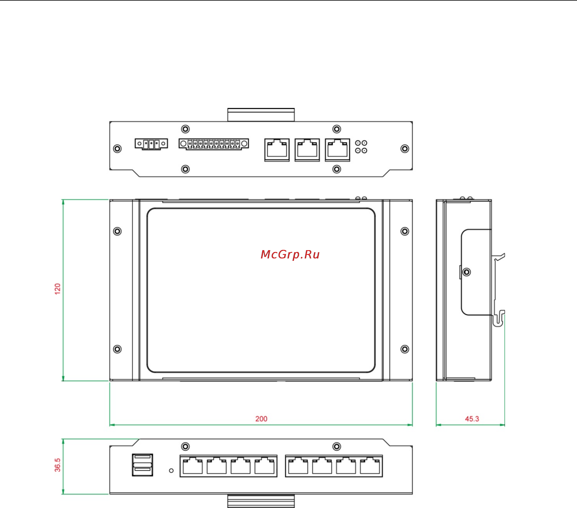 Moxa UC-8481-LX [14/32] Uc 8410 8416 8418 8430 hardware appearance and dimensions