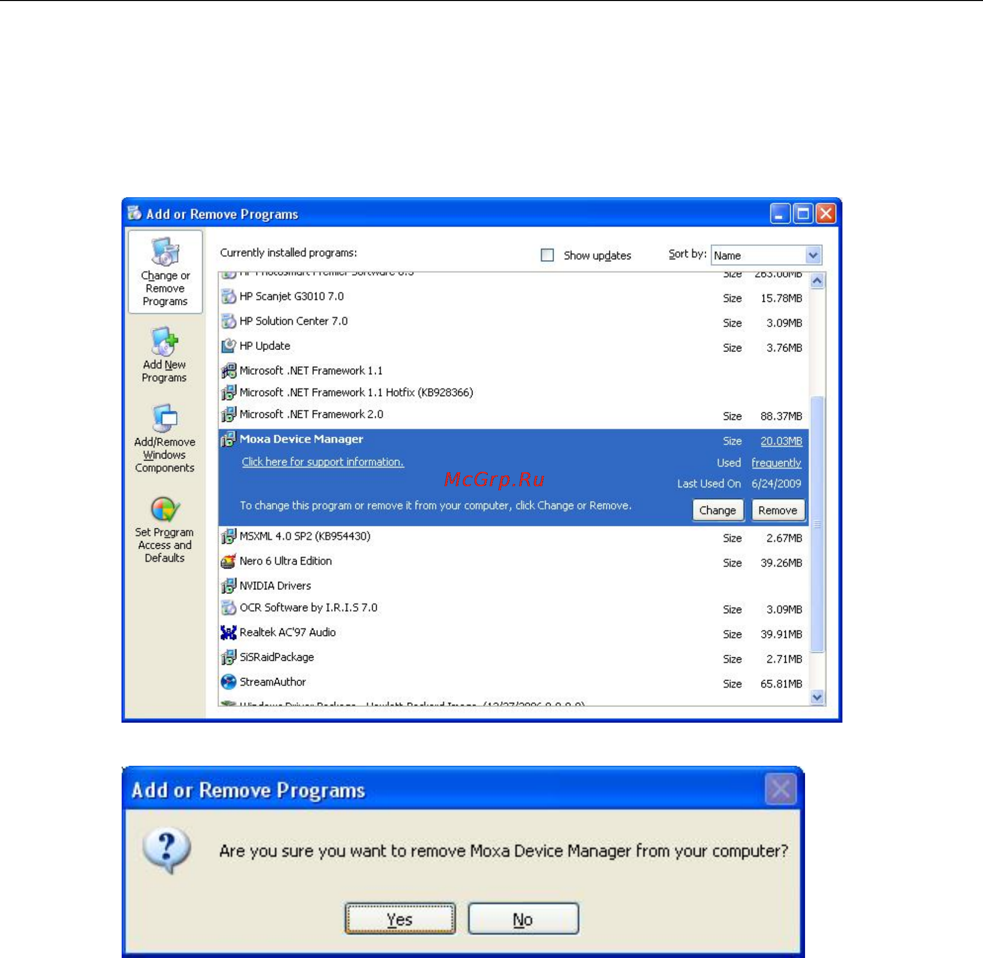 Moxa UC-8410-LX [14/29] Uninstalling mdm tool