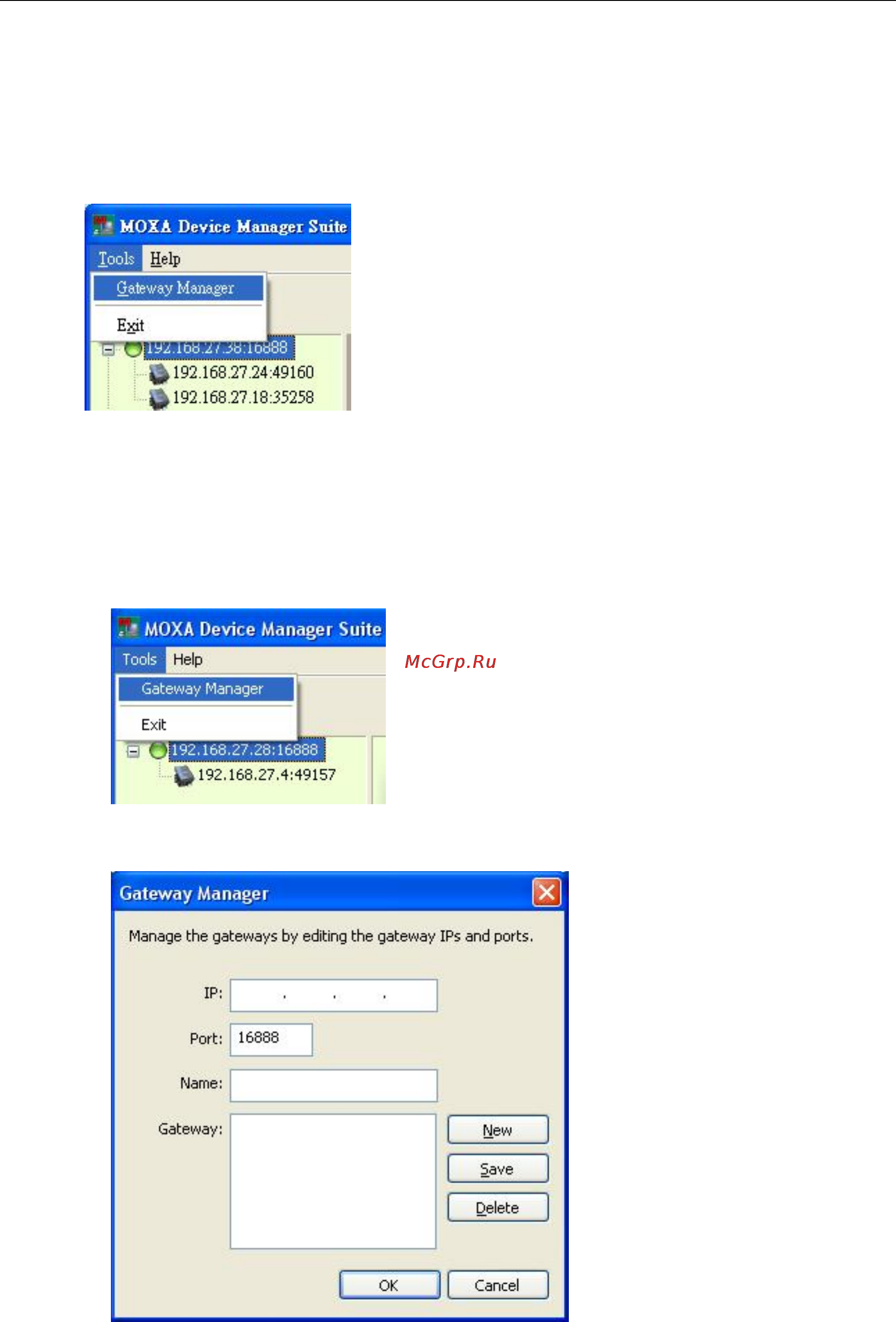 Moxa UC-8430-T-CE [20/29] Menu bar introduction