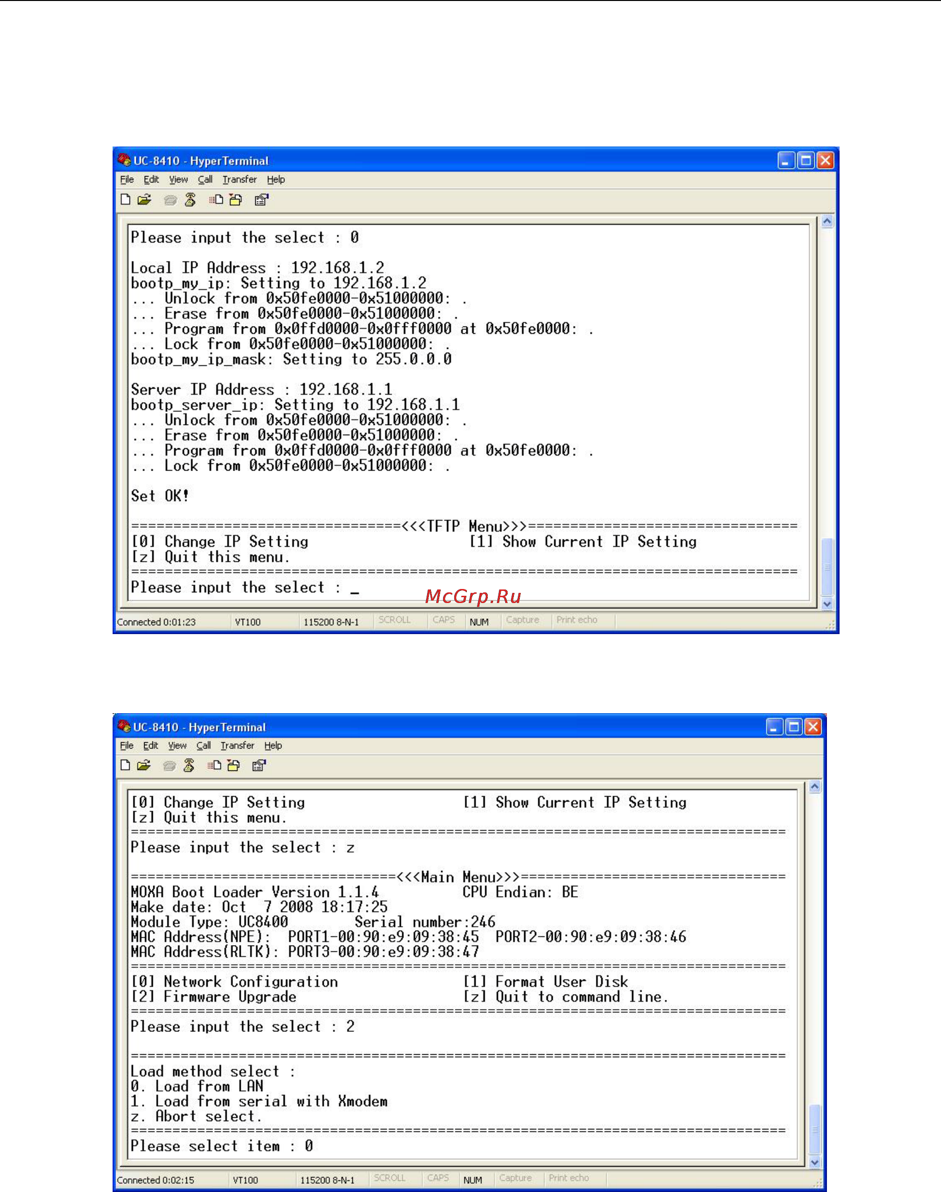 Moxa UC-8481-LX [84/90] Uc 8410 8416 8418 8430 firmware upgrade procedure
