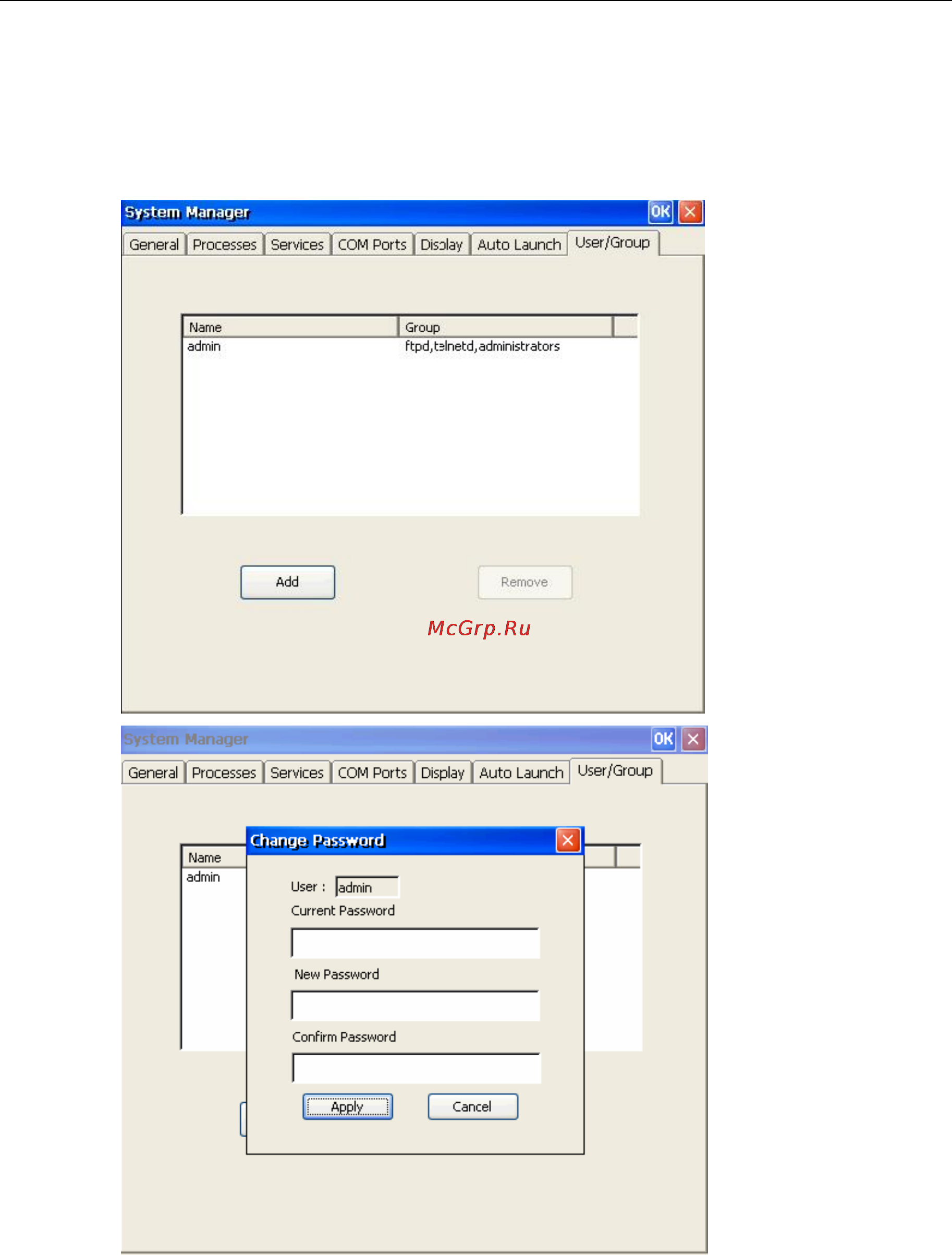Moxa EM-2260-CE [20/39] User group management