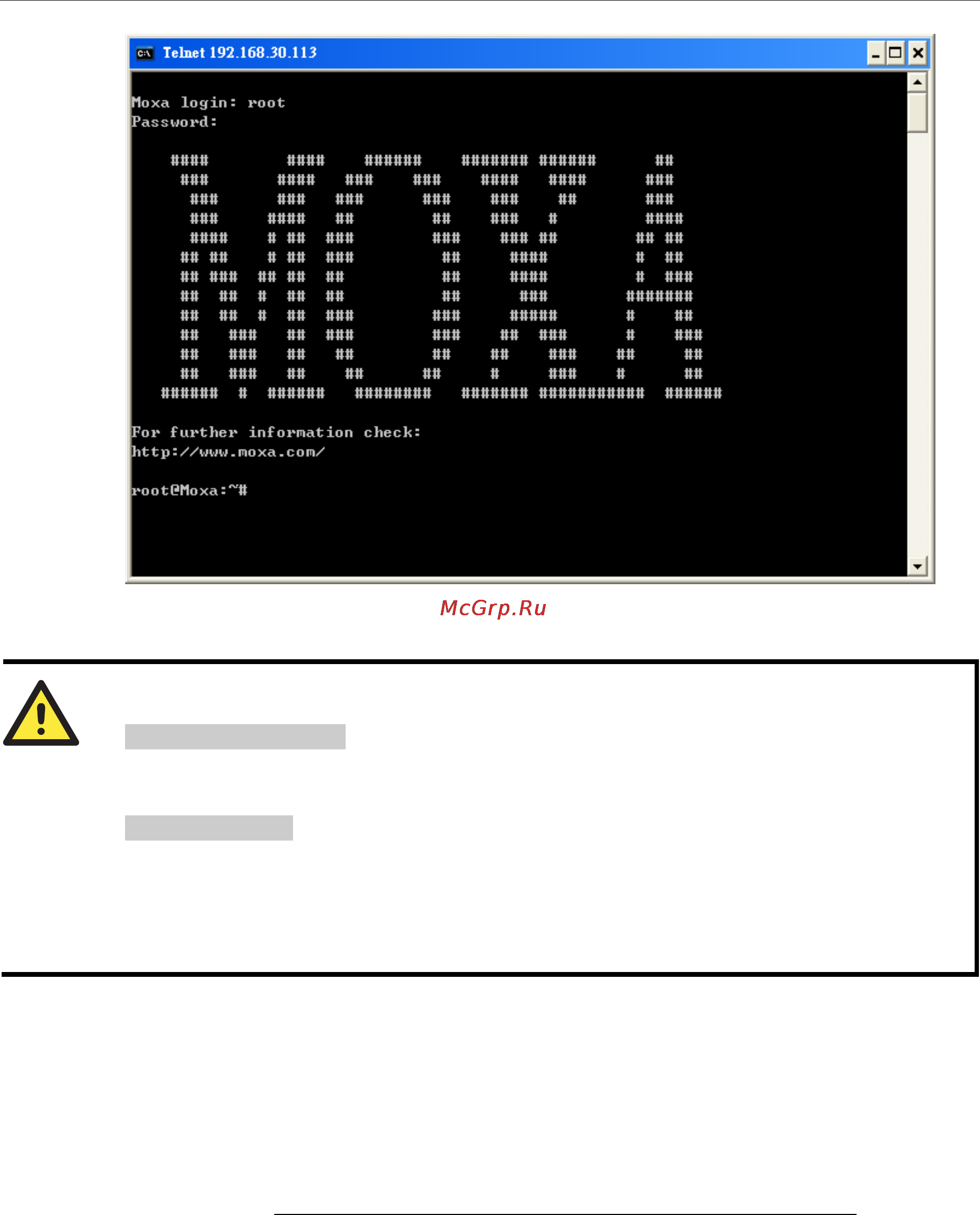 Moxa IA261-I-T-LX [12/71] Ssh console