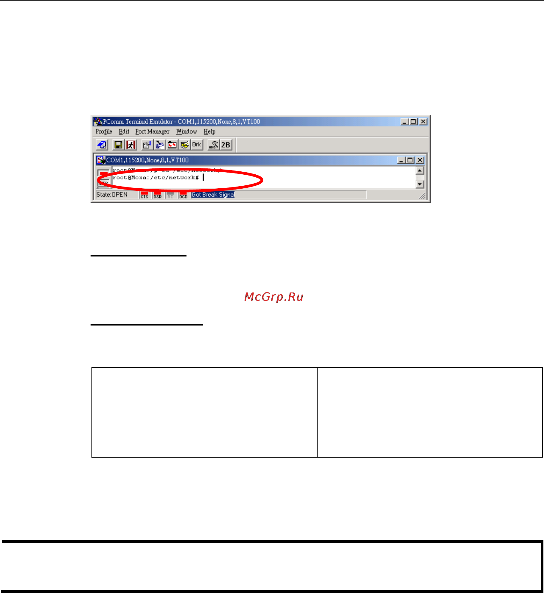 Moxa IA3341-LX [13/72] Modifying network settings with the serial console