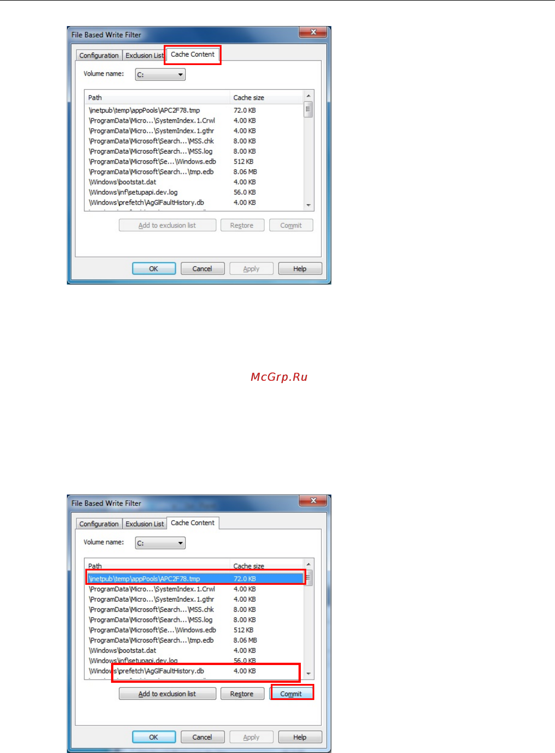 Moxa V2406A-C2 [23/85] Managing temporary files cached in the overlay