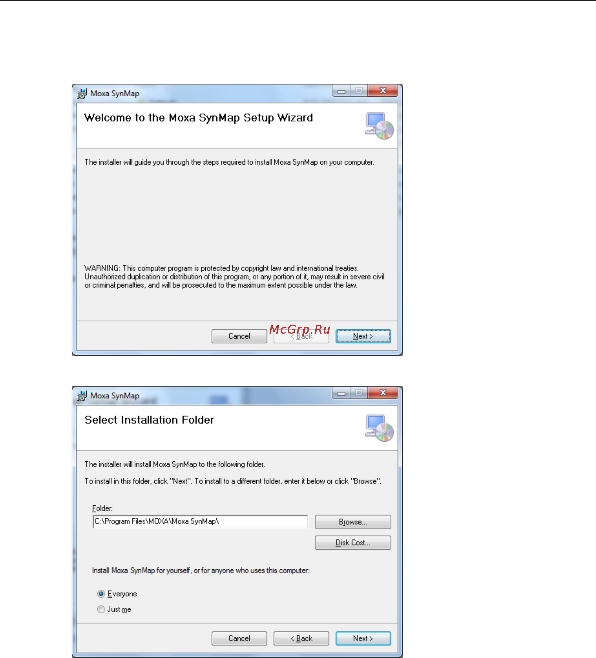 Moxa V2406A-C2-W7E [38/85] V2406a w7e series moxa synmap package