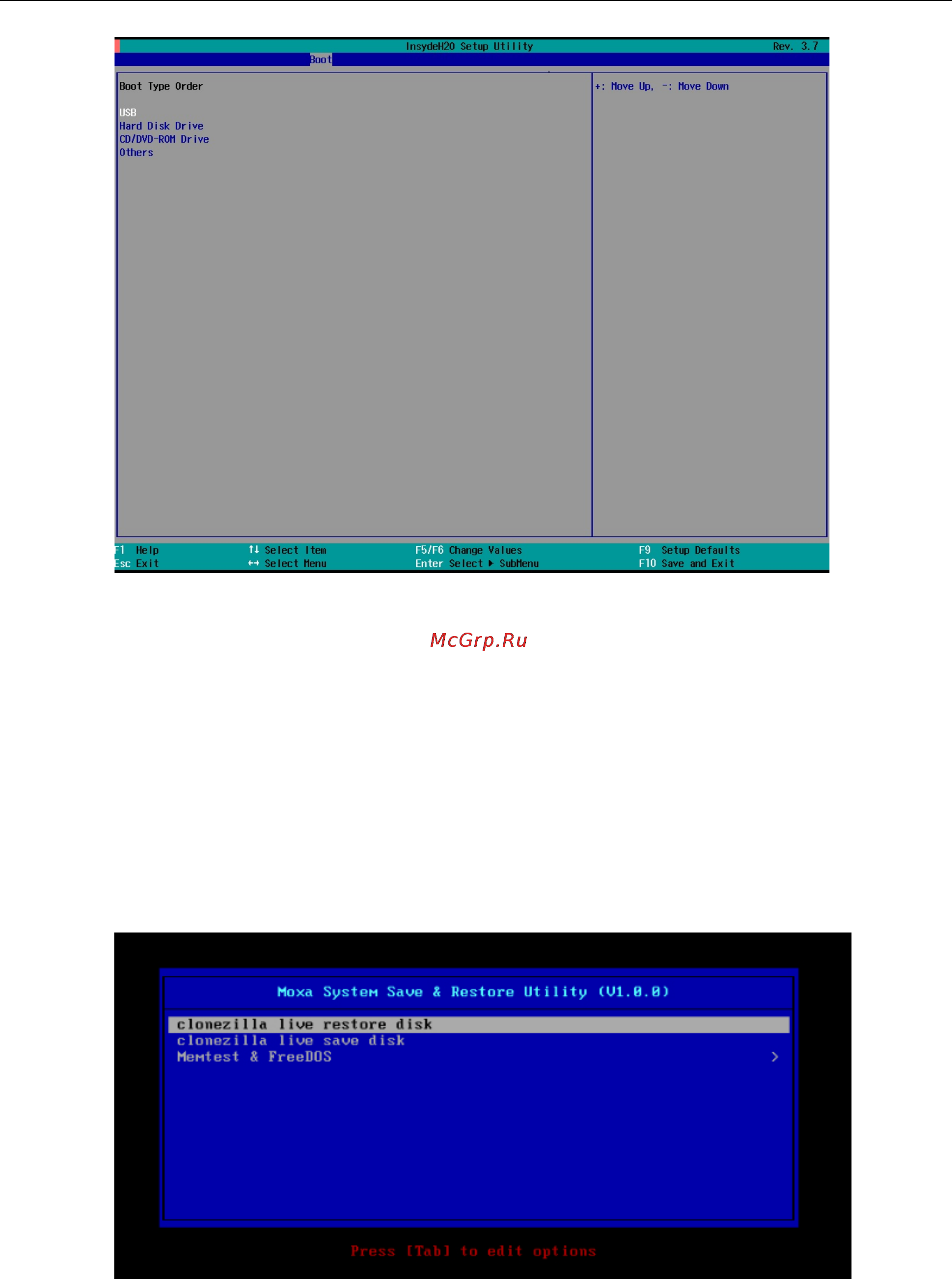 Moxa V2406A-C2-W7E [72/85] Step 3 performing a system recovery