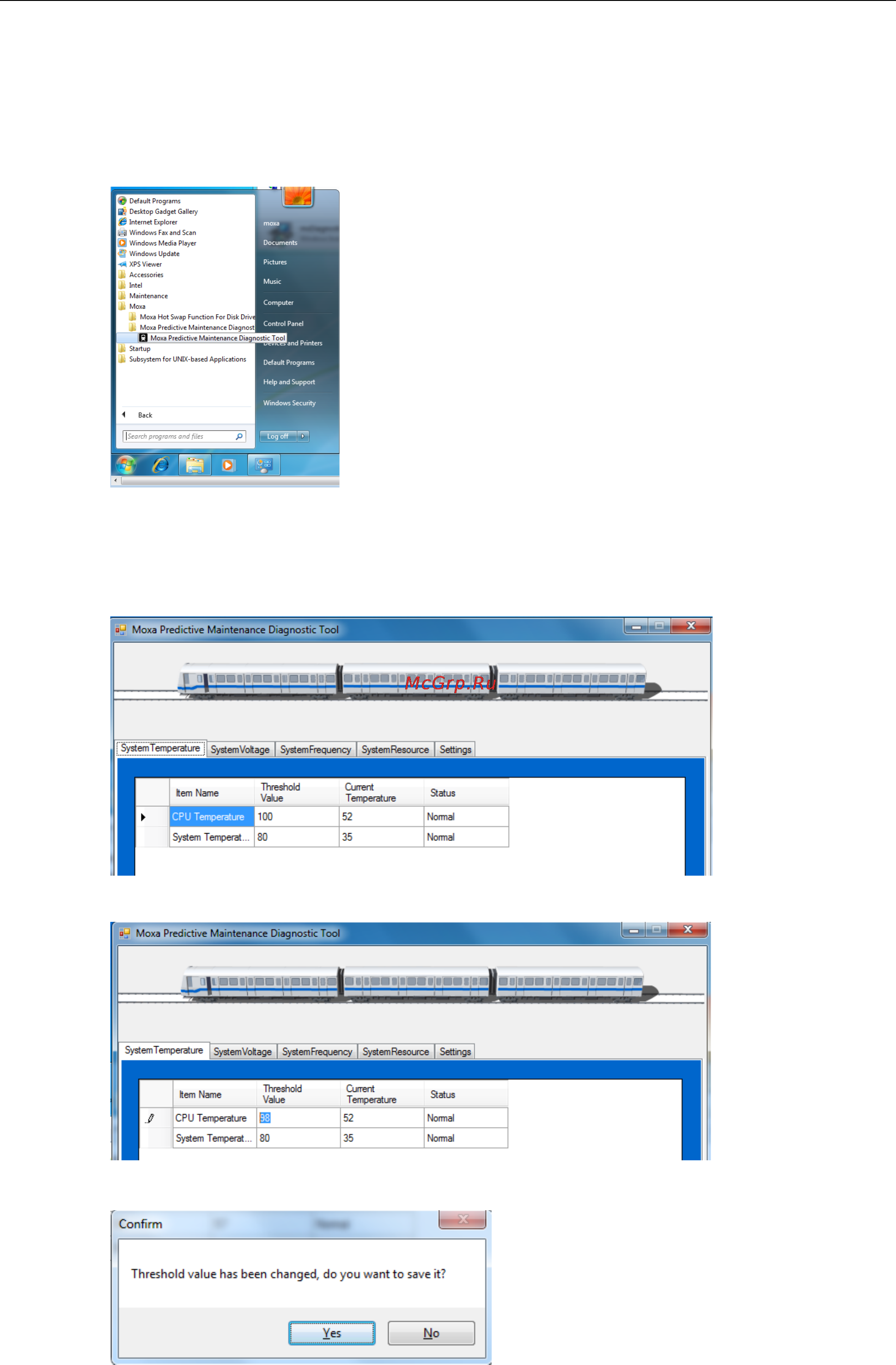 Moxa V2416A-C2-W7E [28/93] Using moxa diagnostic utility