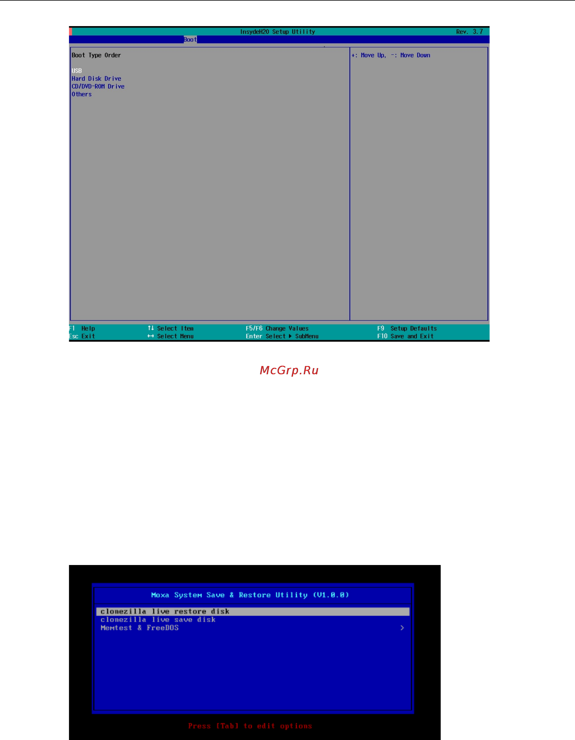 Moxa V2416A-C7-CT-T [81/93] Step 3 performing a system recovery