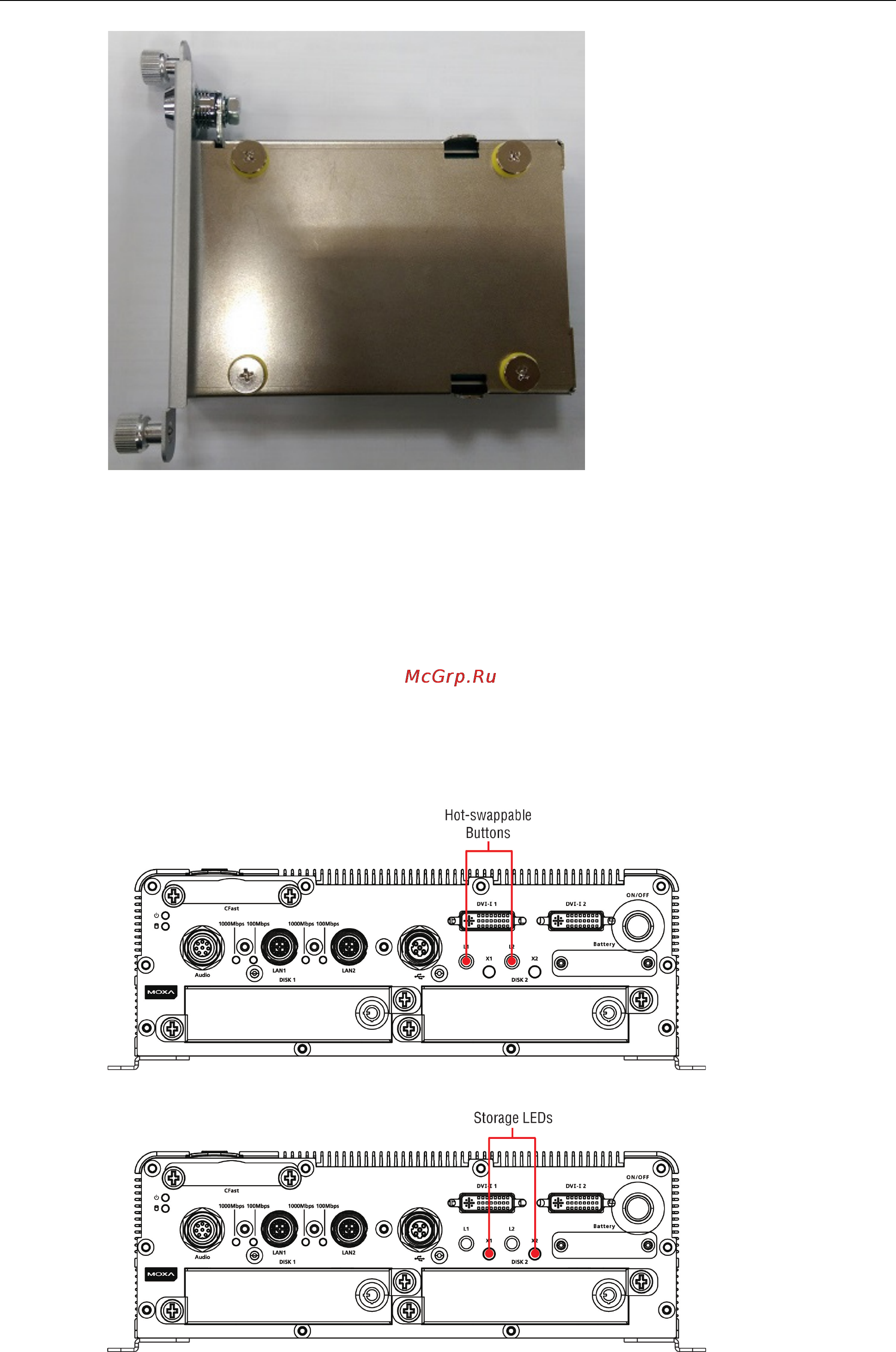 Moxa V2416A-C7-T-W7E [25/46] Enabling the hot swap feature