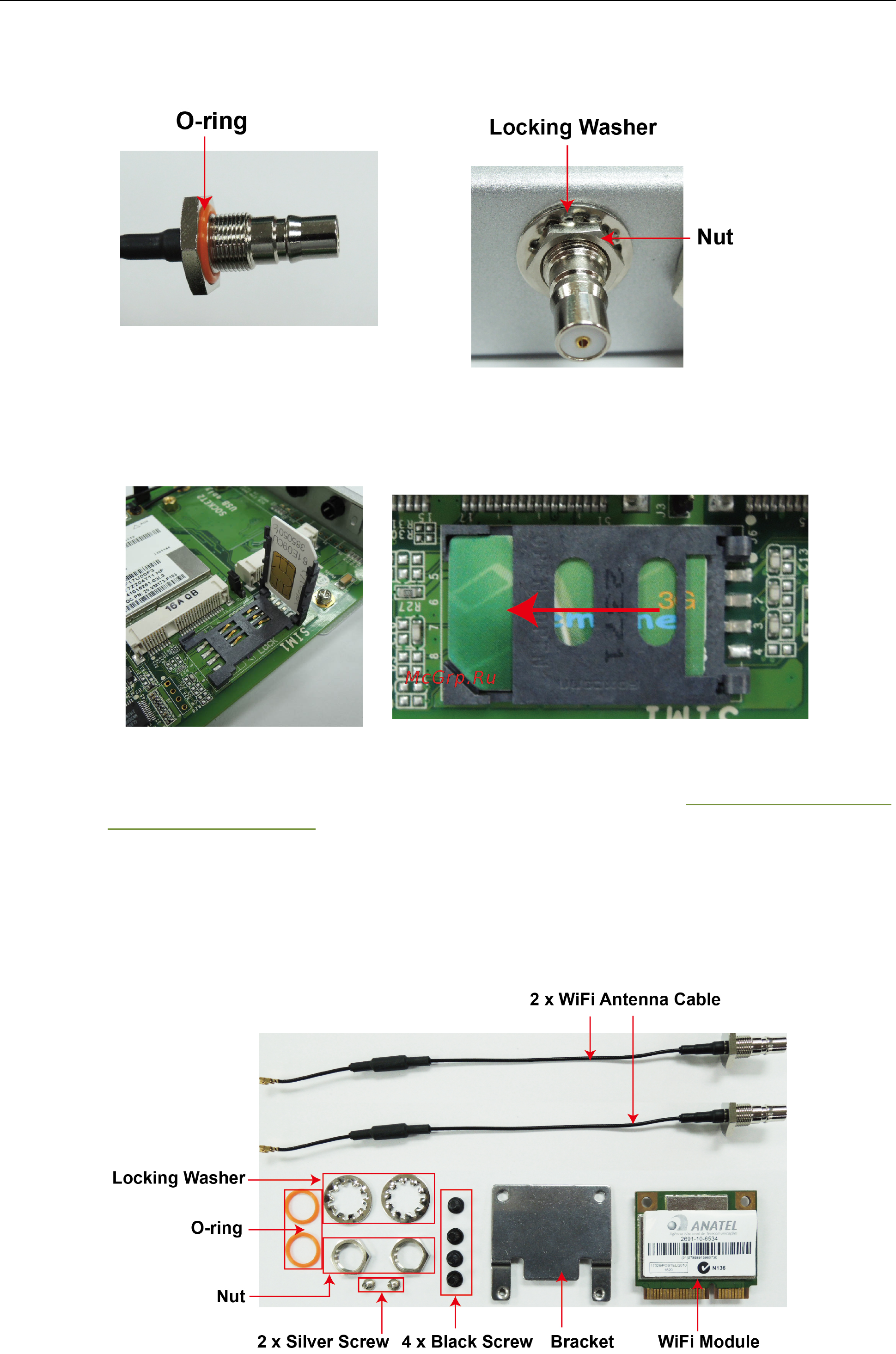 Moxa V2426A-C7-T [18/88] Installing a wi fi module