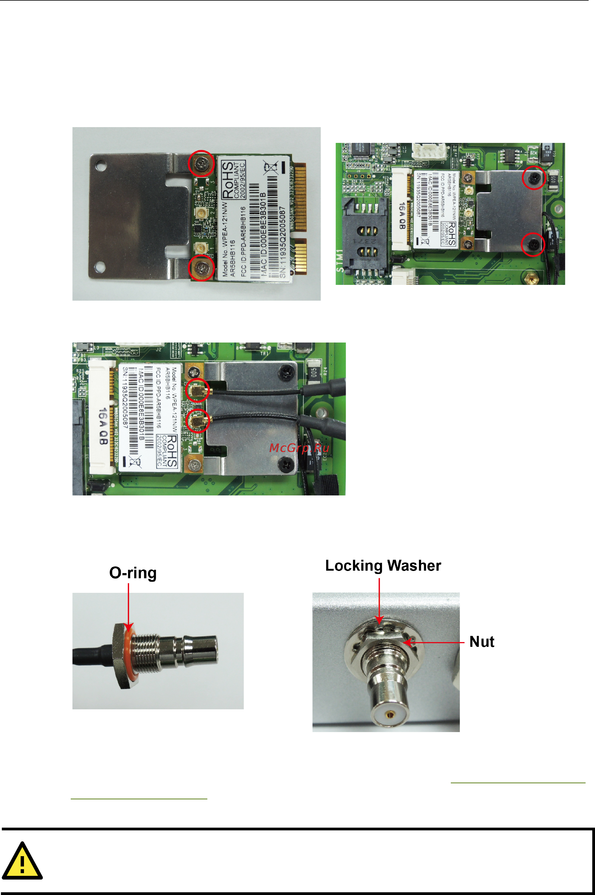 Moxa V2426A-C7-T [19/88] Warning