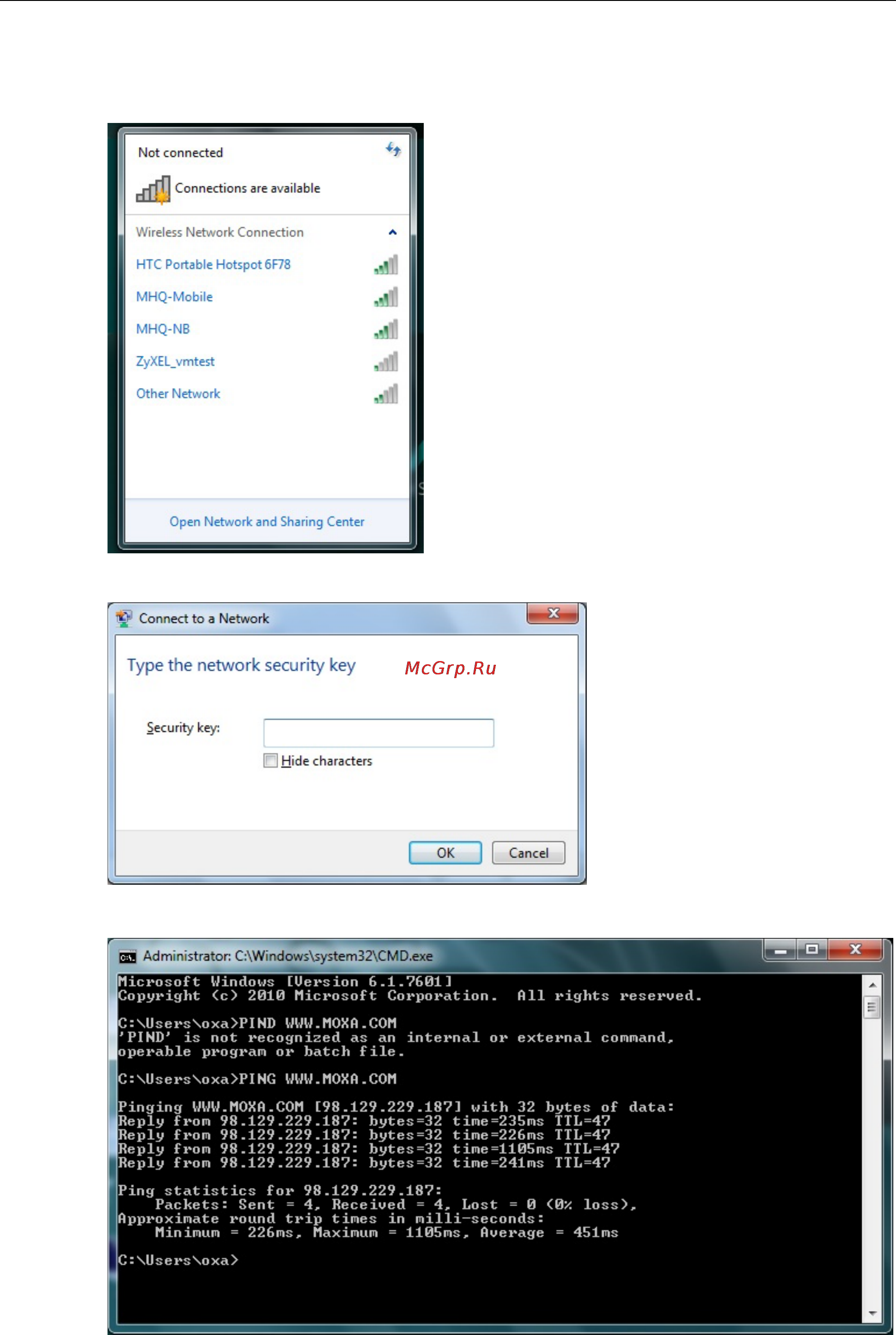 Moxa V2426A-C2-T-W7E [72/88] Wi fi module driver configuration