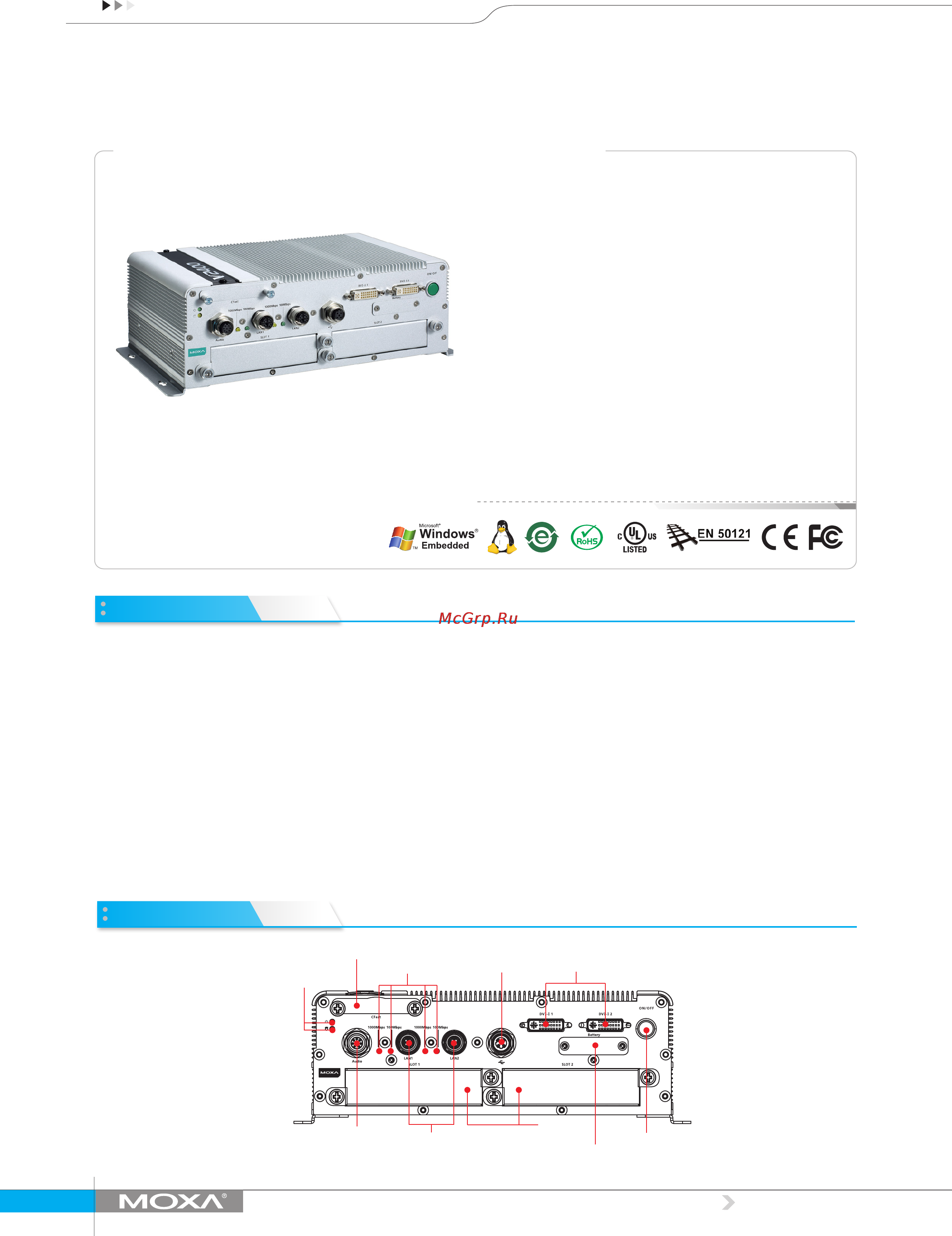 Moxa V2426A-C2-CT-T Технические характеристики онлайн