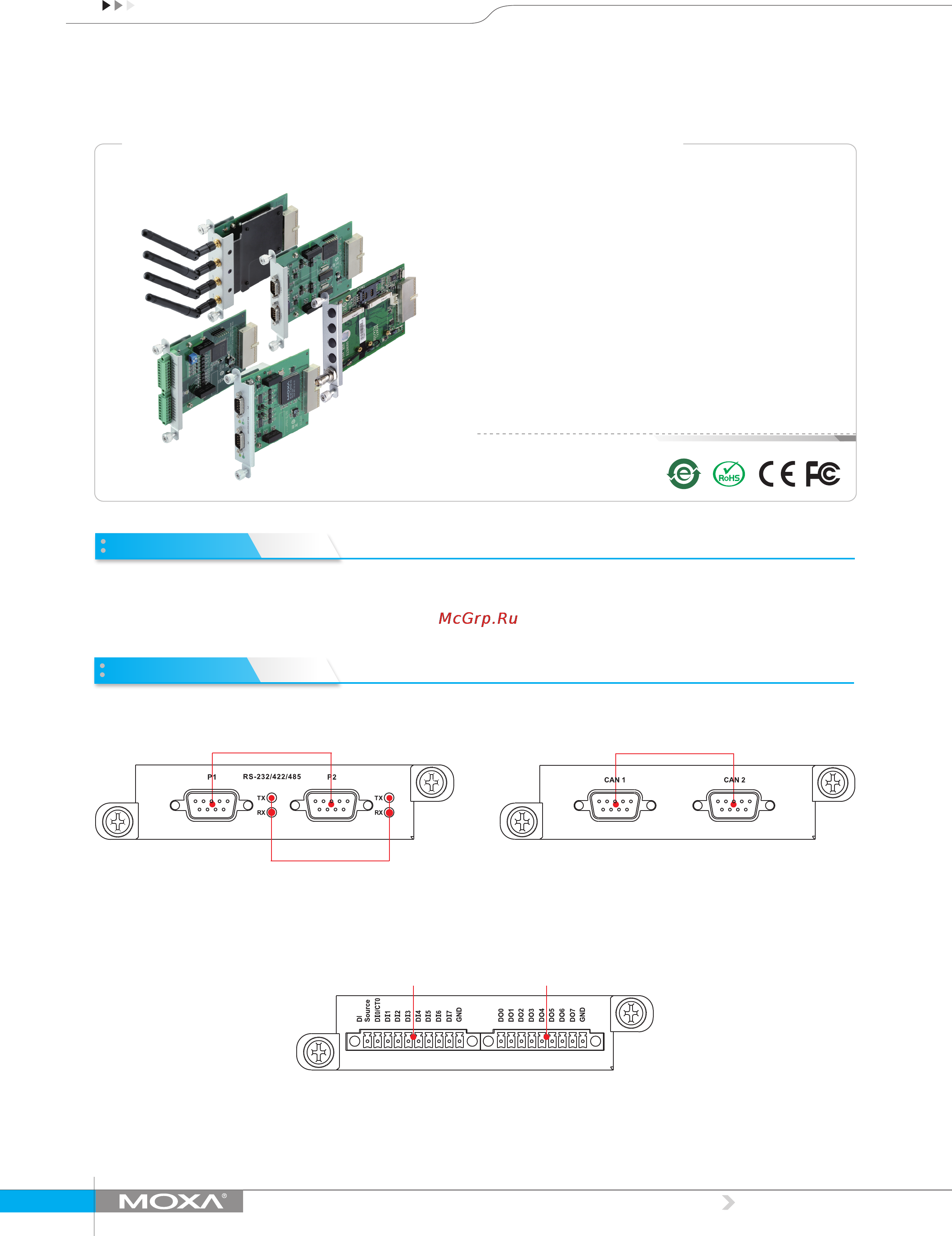 Moxa EPM-3438 Технические характеристики онлайн
