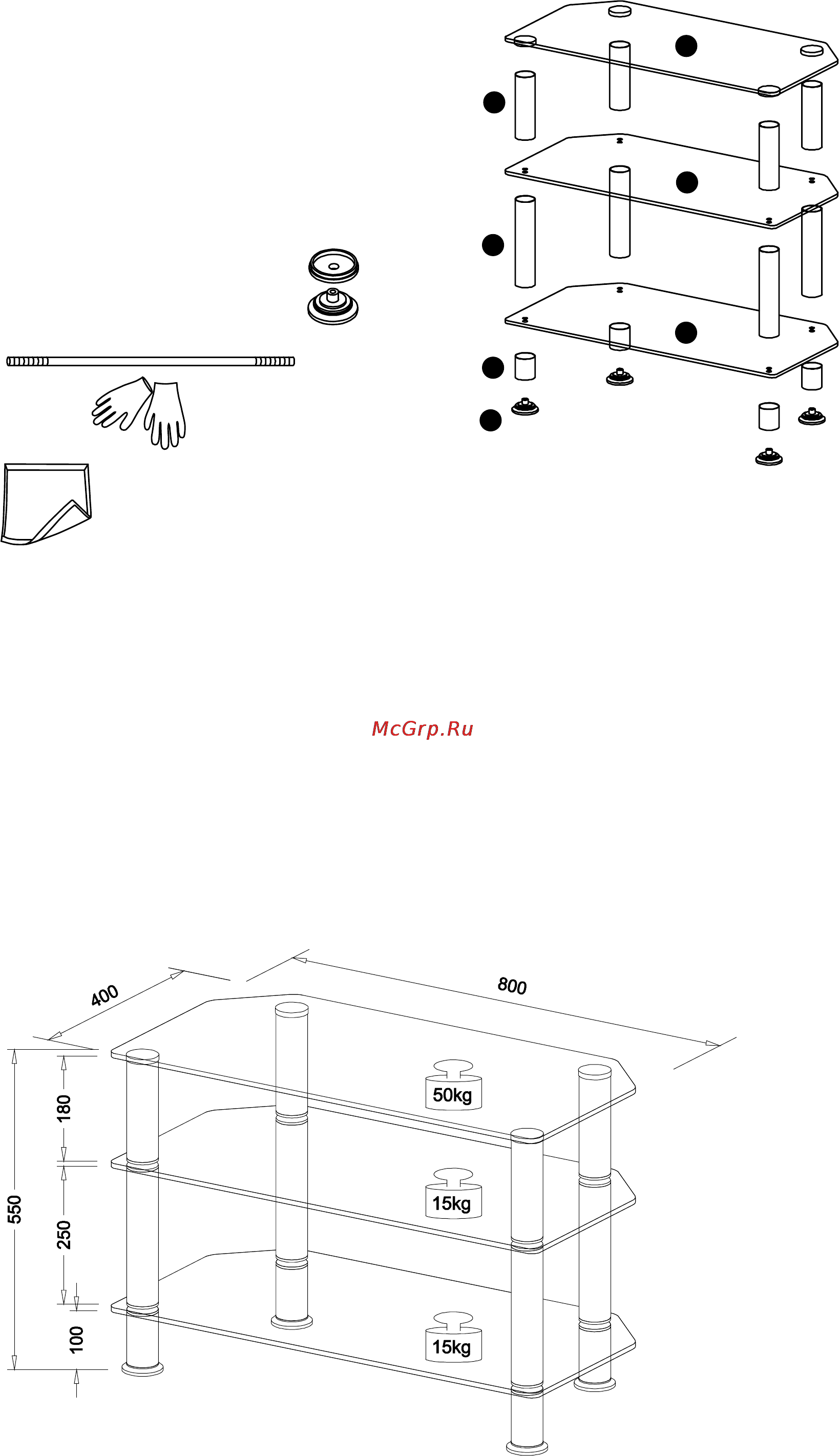 Escada ES-S103 [2/7] Components