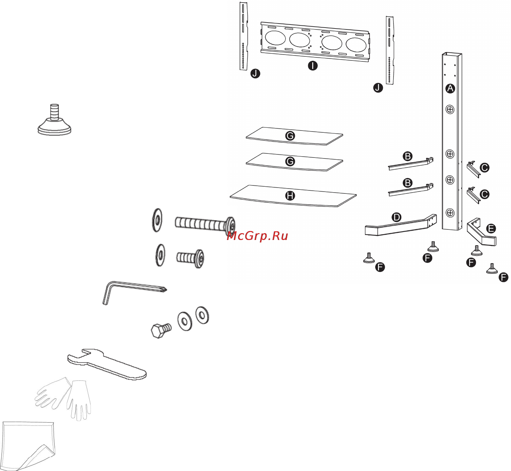 Escada ES-S105 [2/9] Components