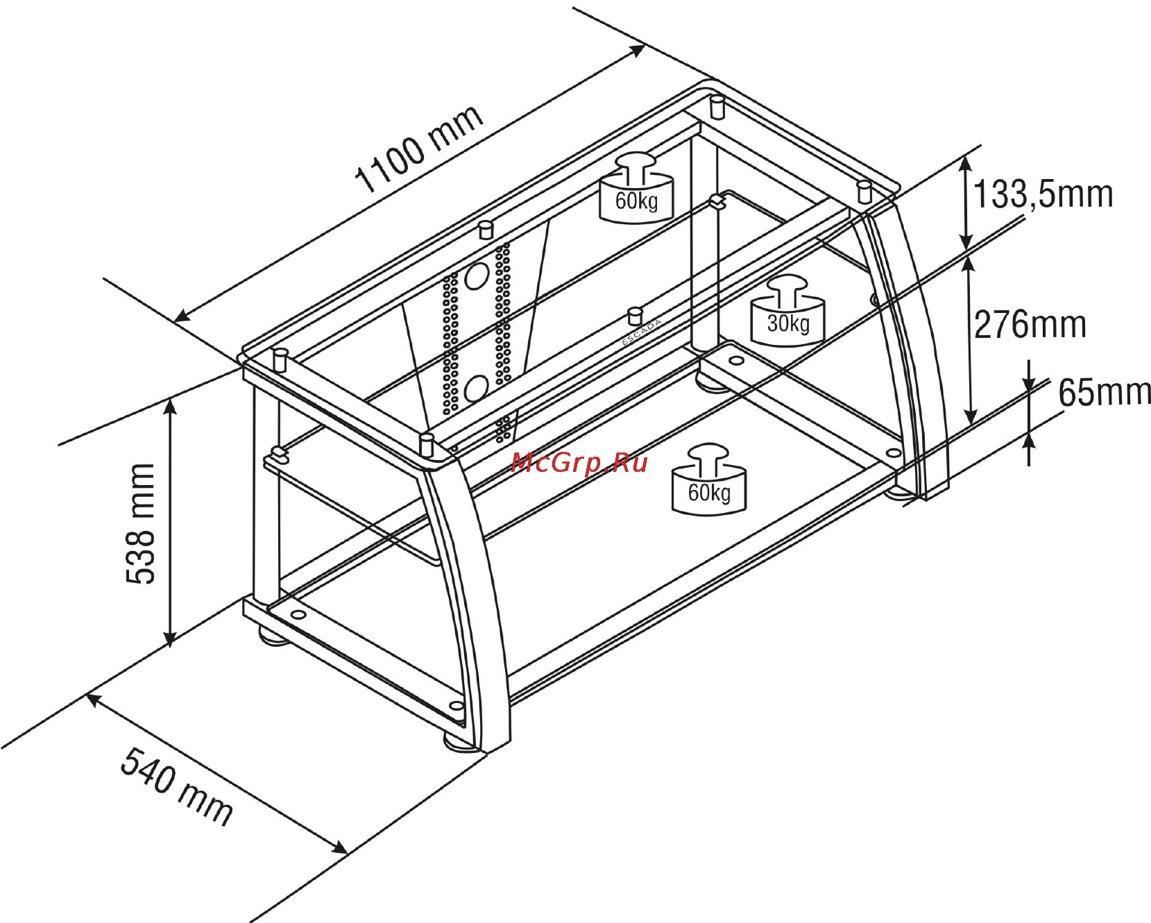 Escada ES-S108 [3/11] Technical characteristics