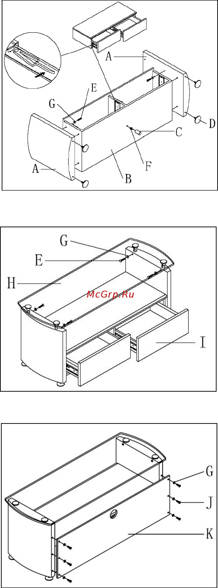 Escada ES-S110 [4/9] Assembling manual