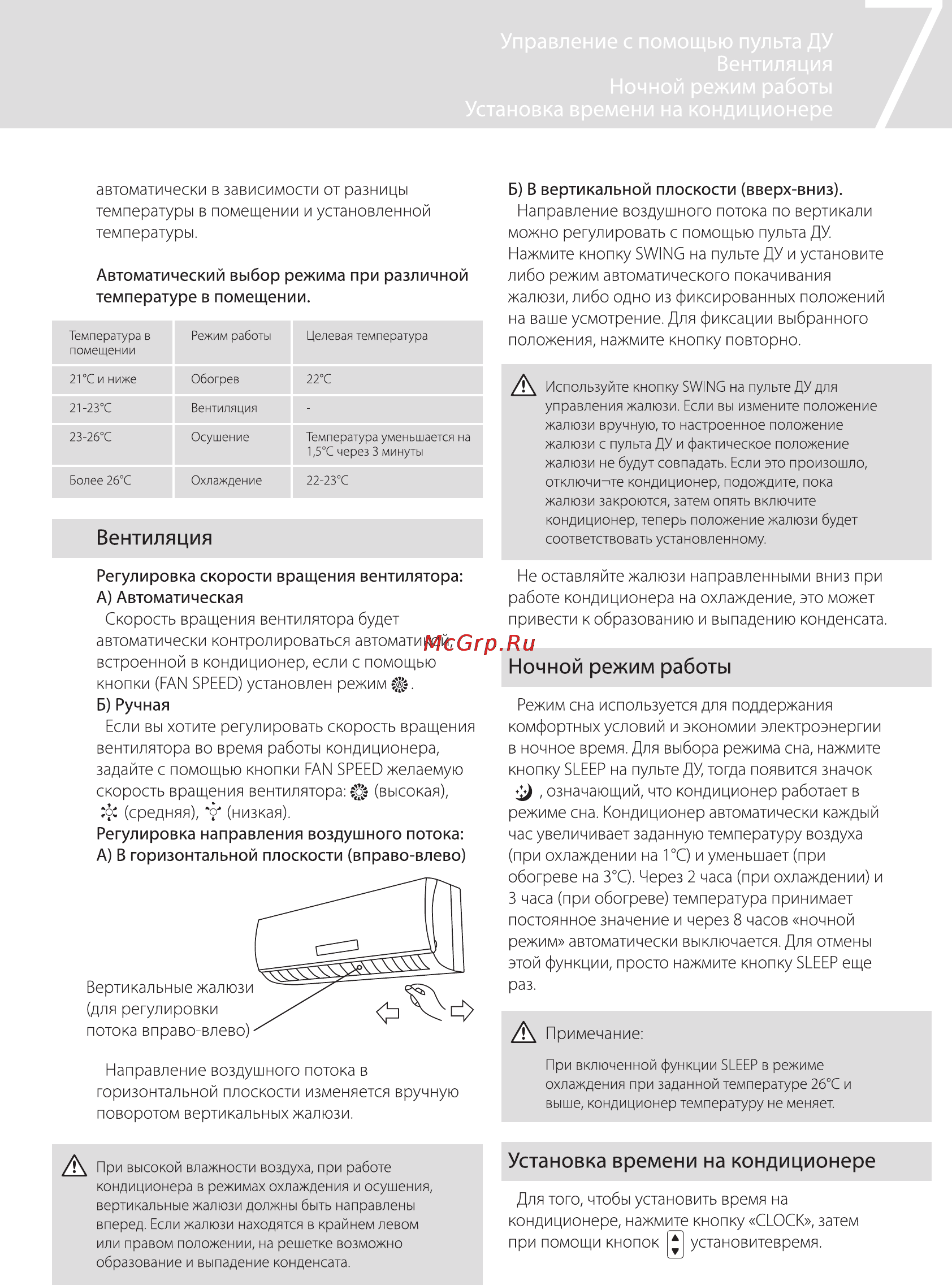 GEBO GACS-SH07V / GACS-UH07V [7/16] Вентиляция
