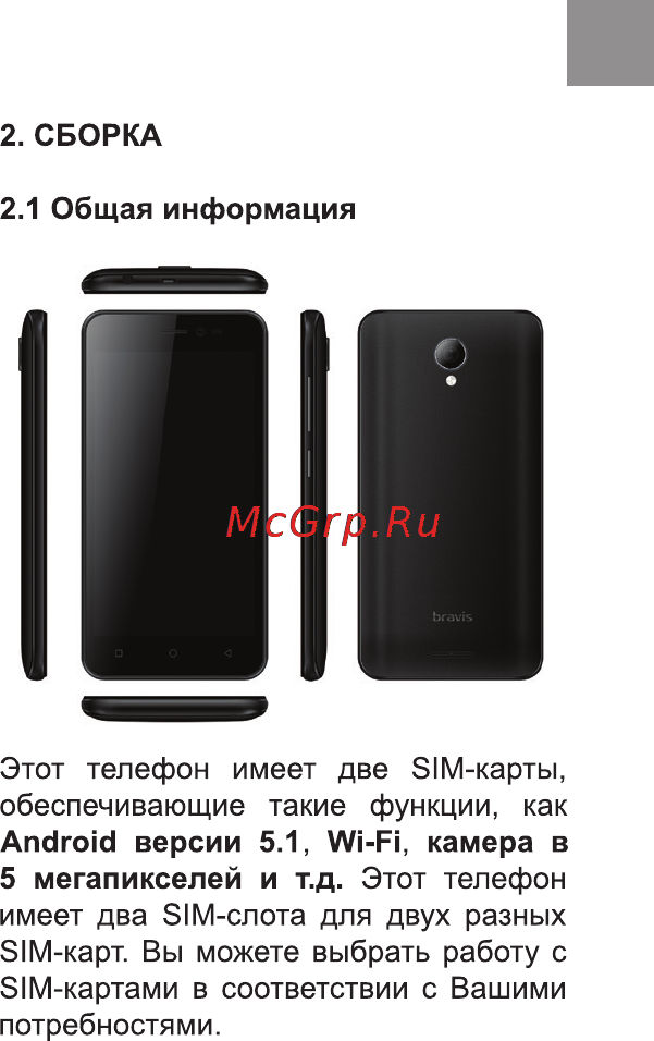 Bravis B501 EASY Инструкция по эксплуатации онлайн [41/110] 171000