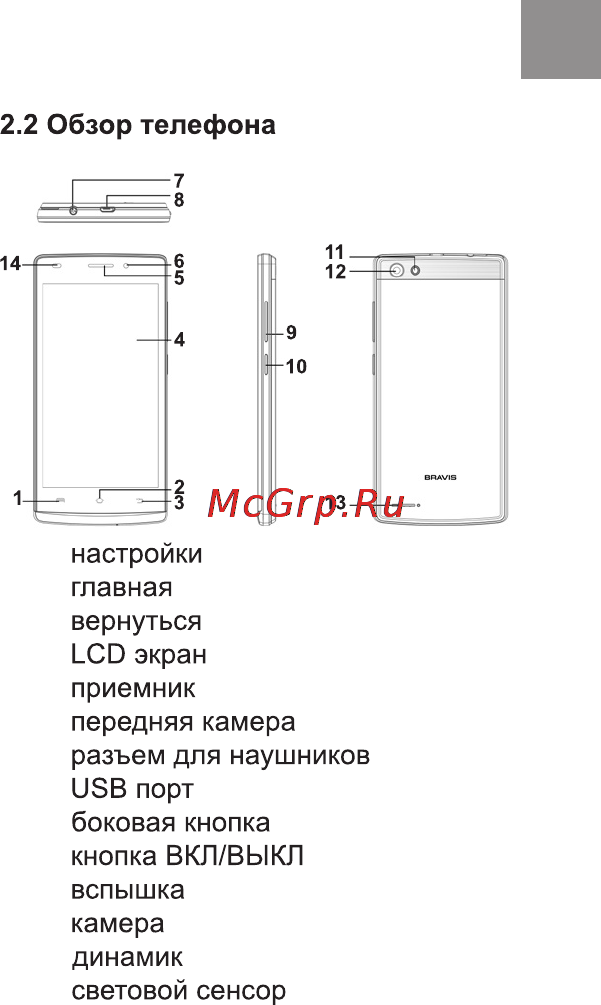 Bravis SPARK Инструкция по эксплуатации онлайн [43/112] 171009