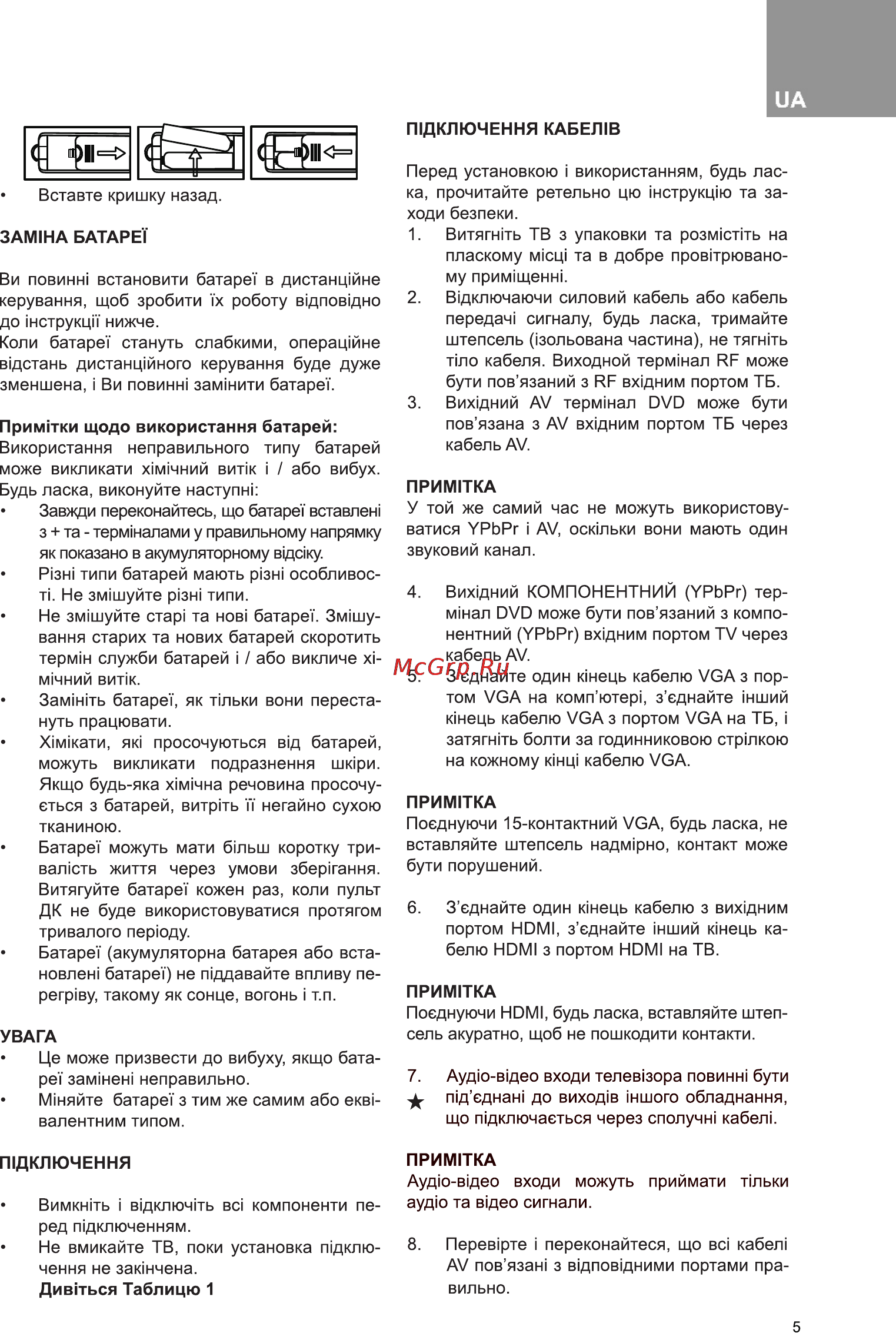 Bravis LED-24F1000 + T2 Инструкция по эксплуатации онлайн [5/40] 171027