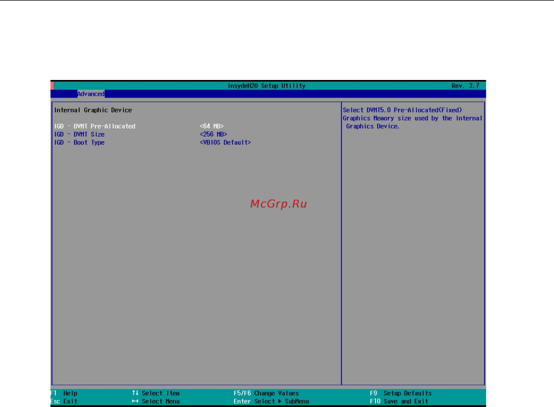 Moxa V2616A-C5-CT-LX [32/44] Igd dvmt pre allocated