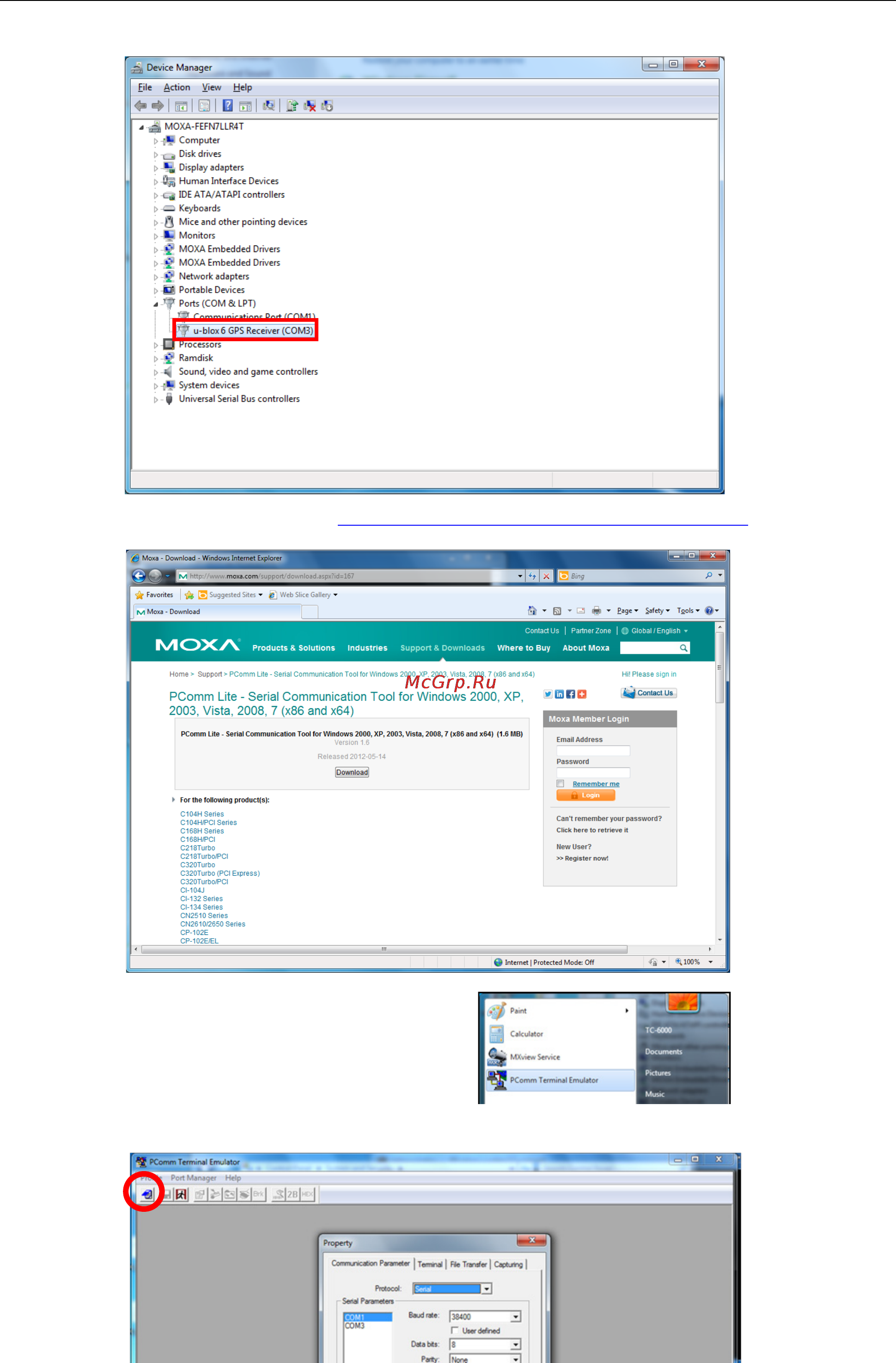 Moxa TC-6110-CT-T-W7E [50/74] Tc 6110 windows 7 customizable sample code