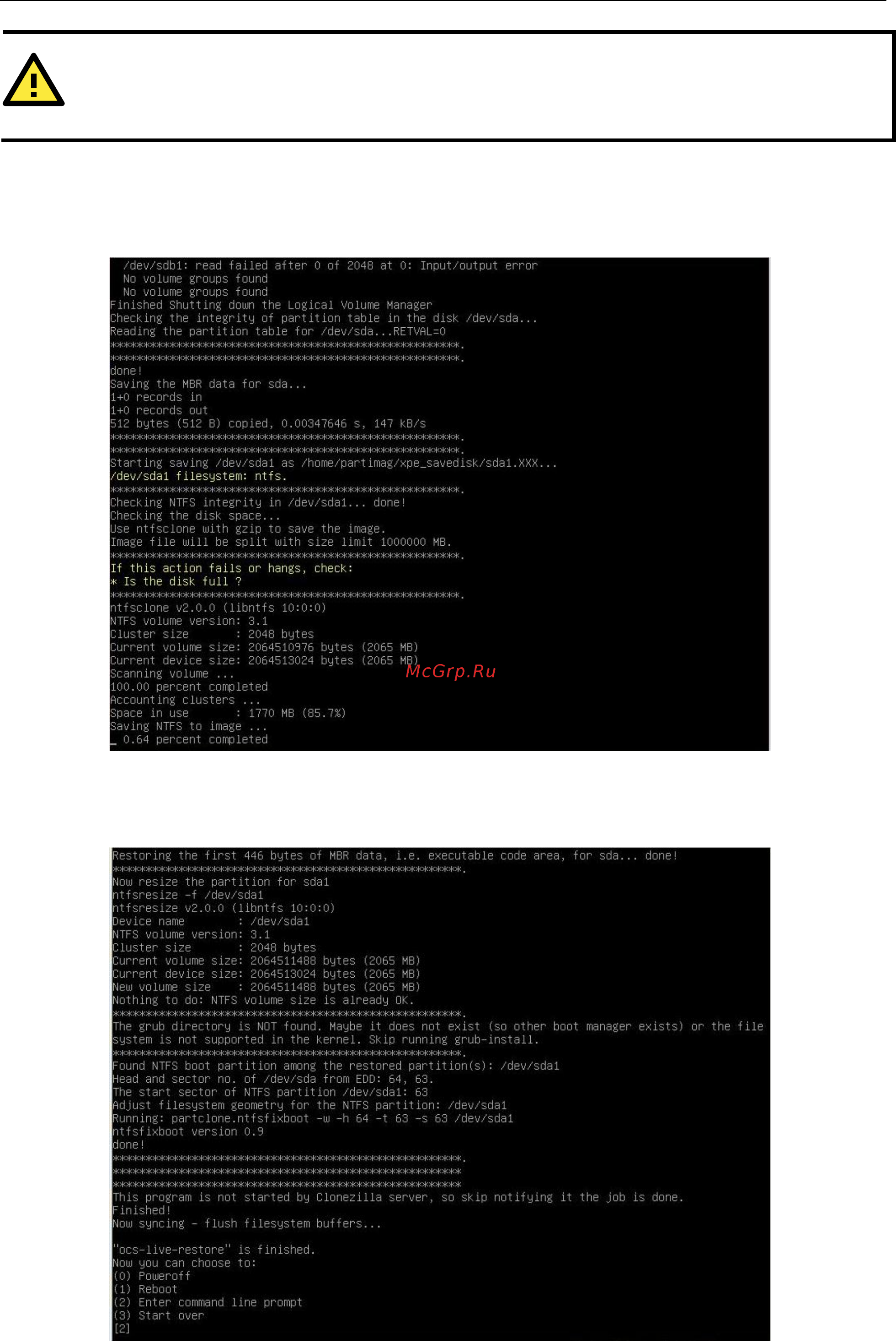 Moxa TC-6110-T-W7E [59/74] Warning