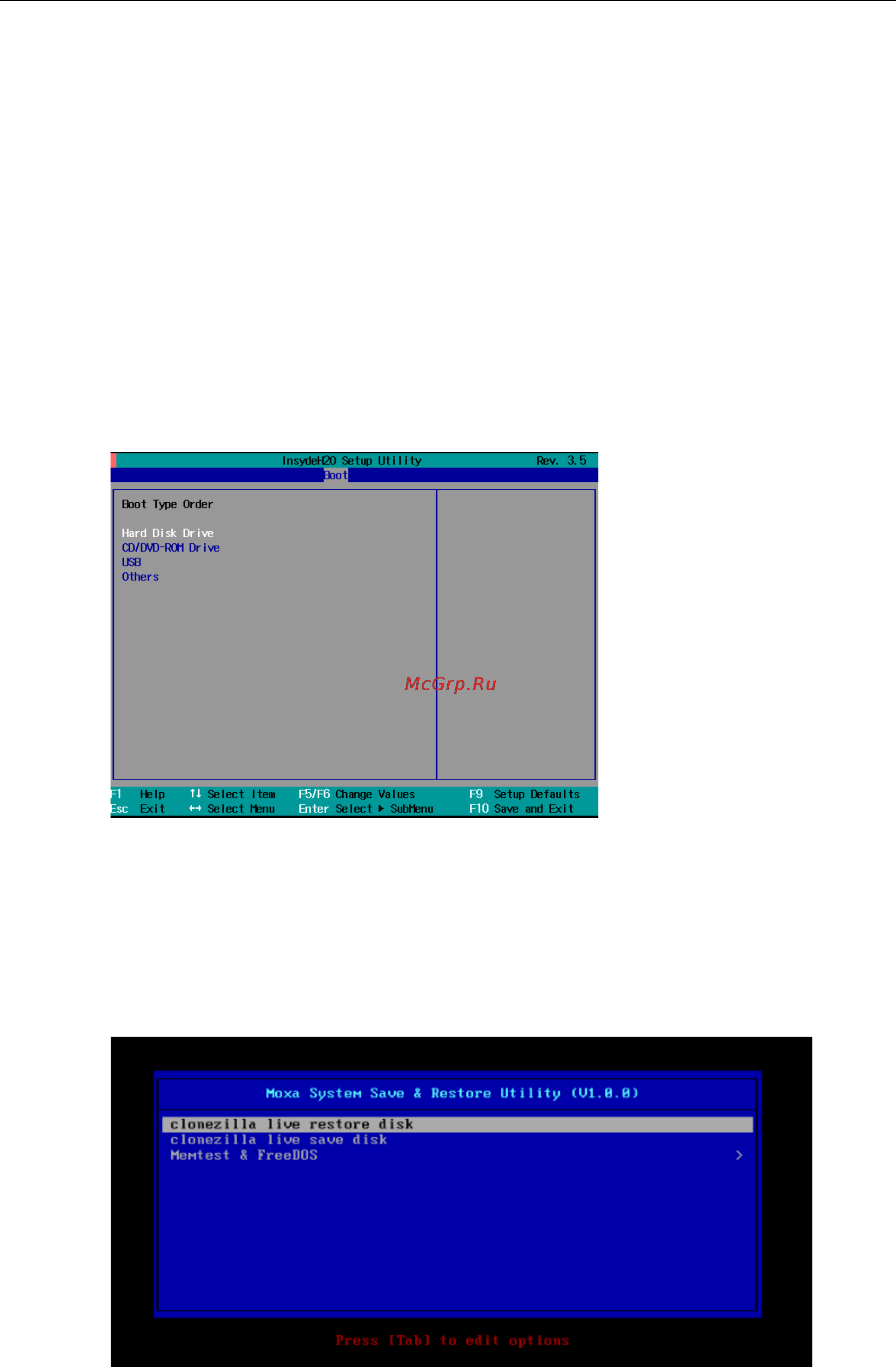 Moxa TC-6110-LX [60/74] Step 4 reset bios to original state
