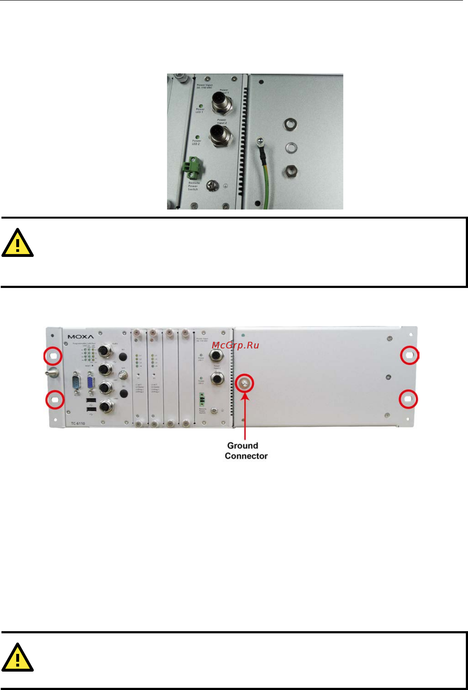 Moxa TC-6110-W7E [16/46] Attention