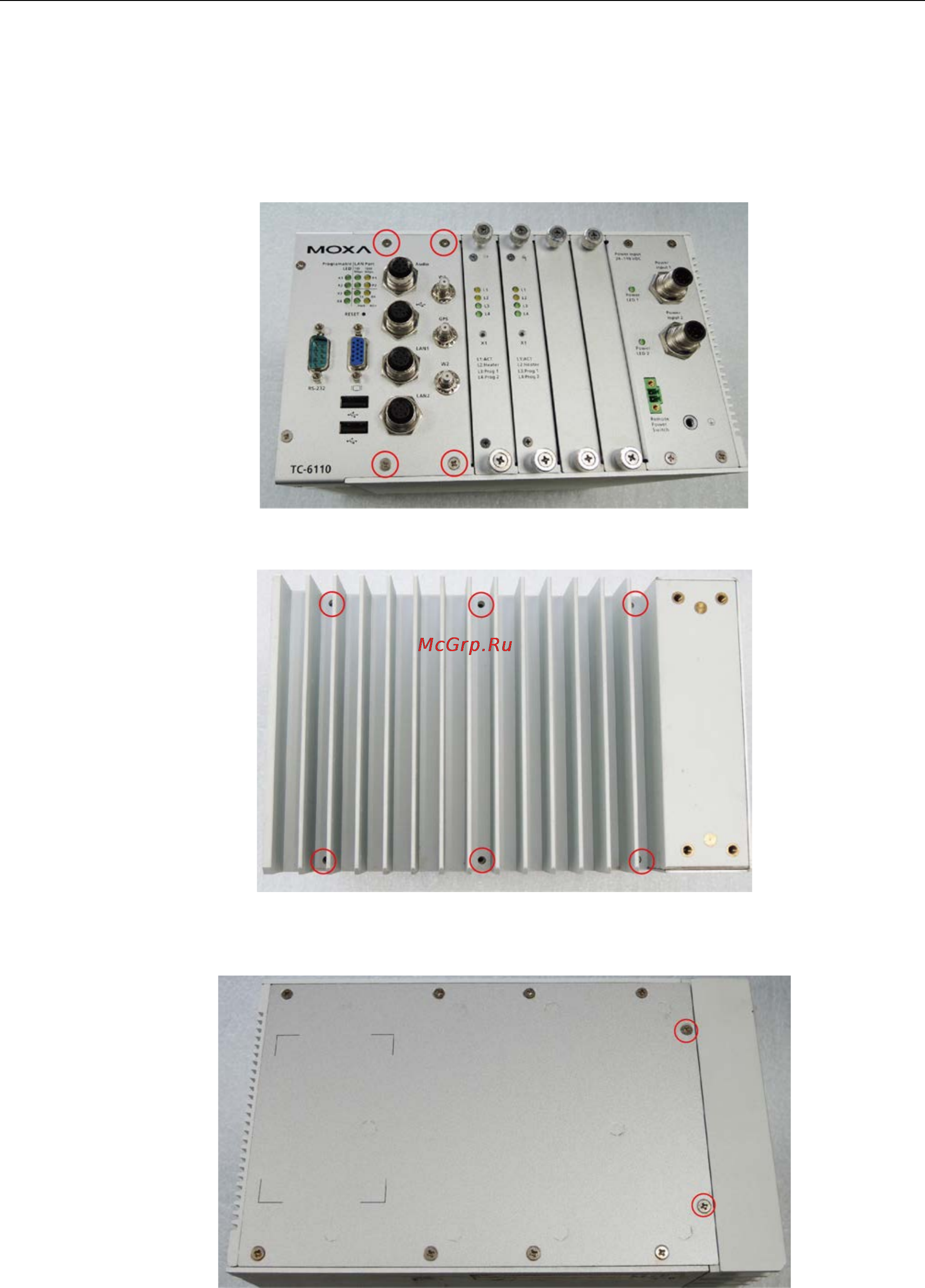 Moxa TC-6110-T-W7E [25/46] Tc 6110 series hardware hardware installation