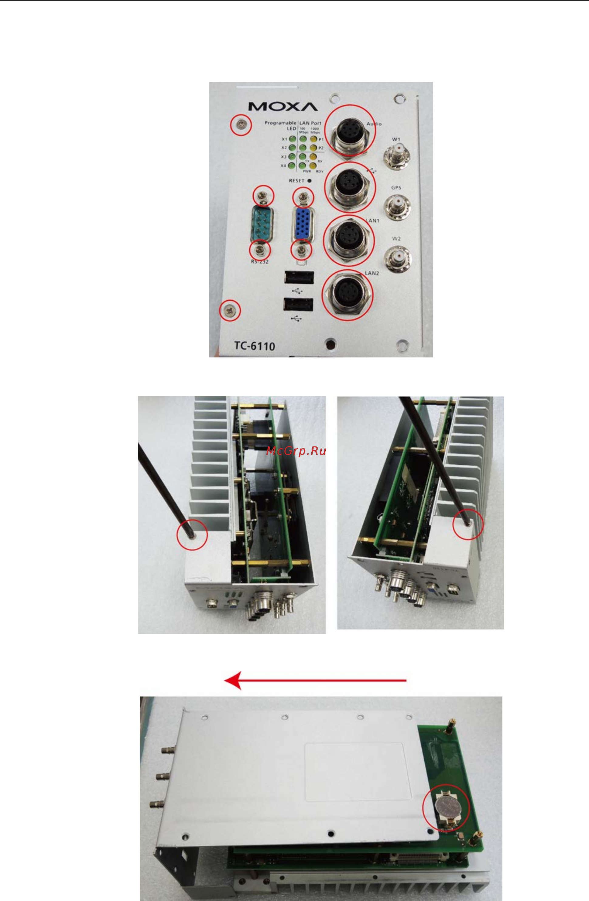 Moxa TC-6110-T-W7E [27/46] Tc 6110 series hardware hardware installation